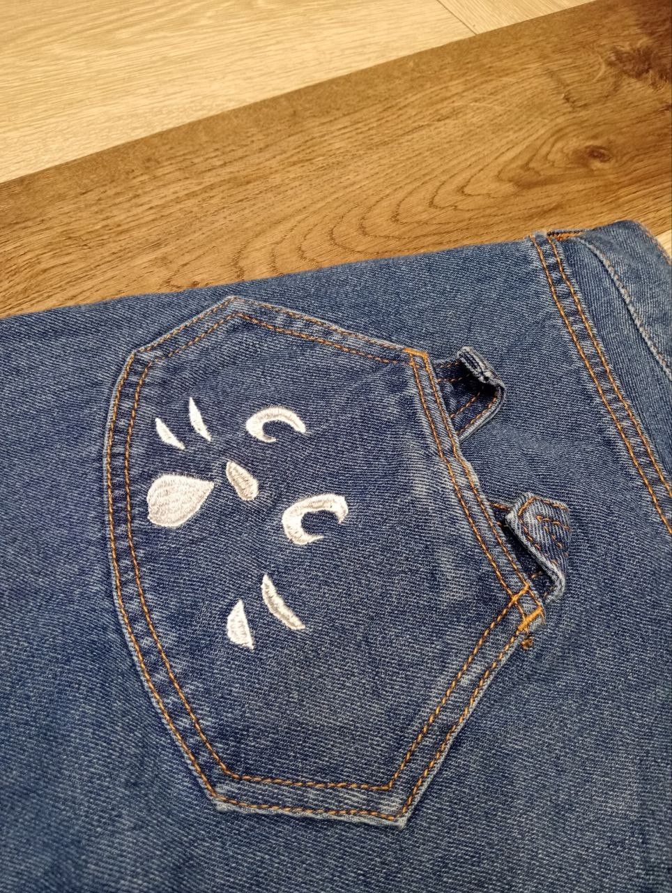 Ne-Net VINTAGE NE-NET ISSEY MIYAKE BLUE DENIM PANTS Size 32" / US 10 / IT 46 - 12 Thumbnail