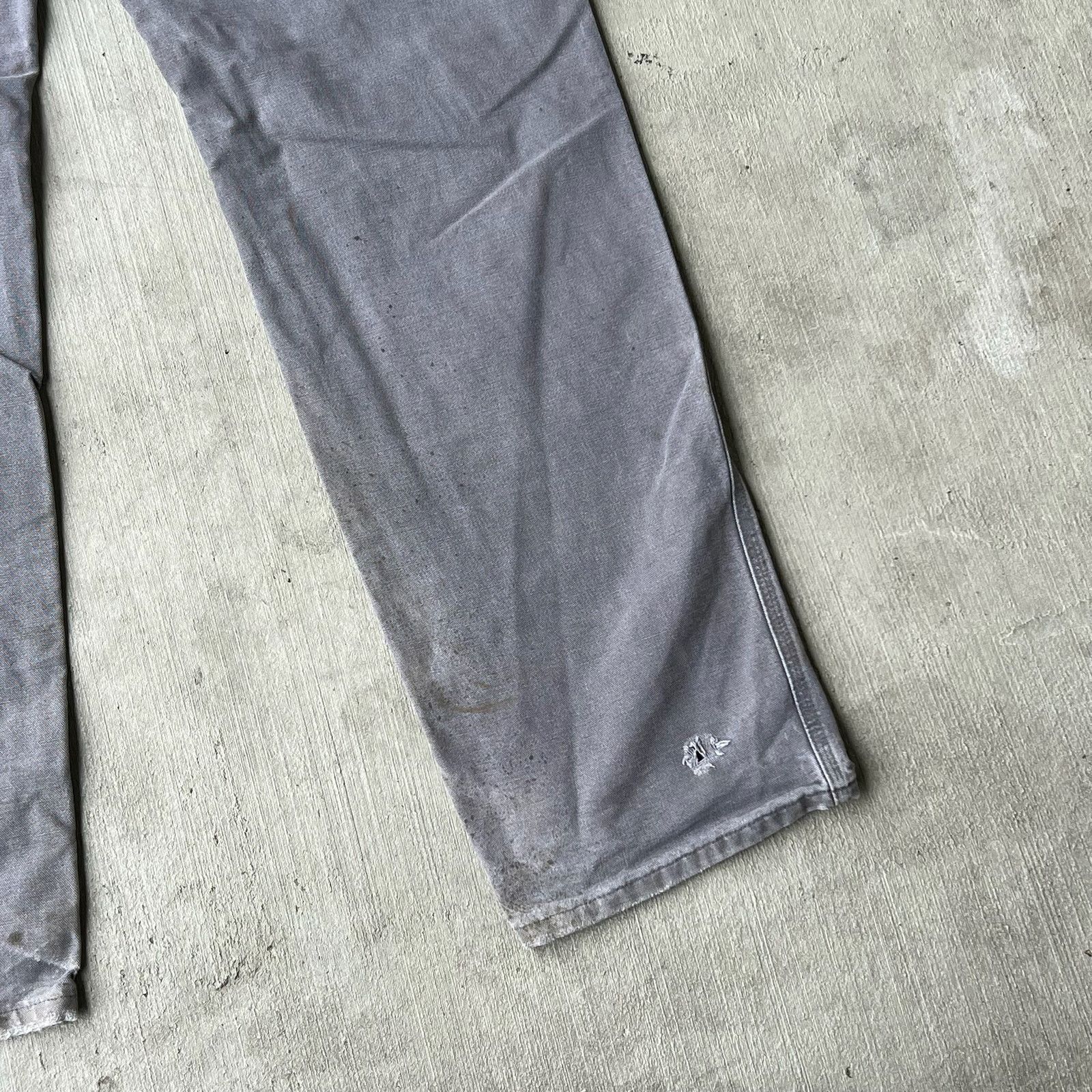 Carhartt × Vintage Carhartt faded gray double knee work wear carpenter pants Size US 34 / EU 50 - 12 Thumbnail