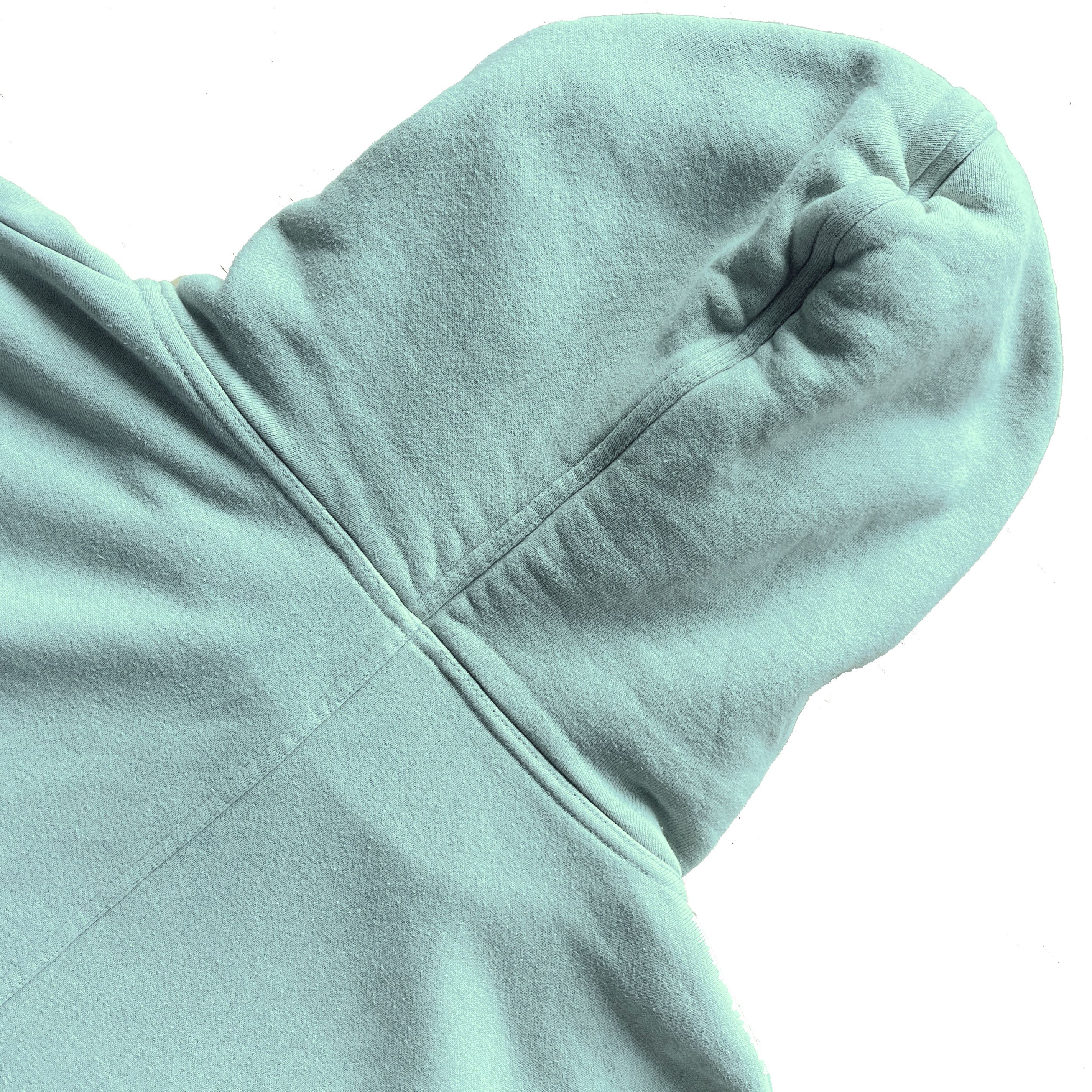 Japanese Brand US1527 Sage Green Oversized Hoodie Size US S / EU 44-46 / 1 - 4 Thumbnail