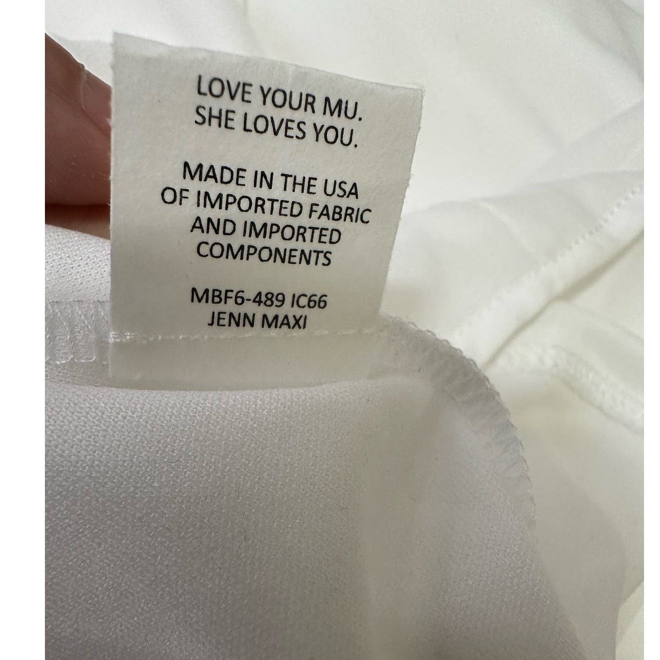 Show Me Your MuMu Show me your Mumu white chiffon wedding dress size M Size M / US 6-8 / IT 42-44 - 5 Thumbnail