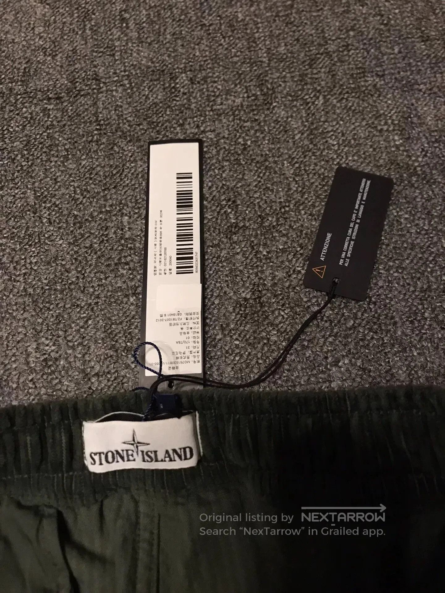 Stone Island Stone Island Olive Corduroy Military Pants. Size US 31 - 5 Thumbnail