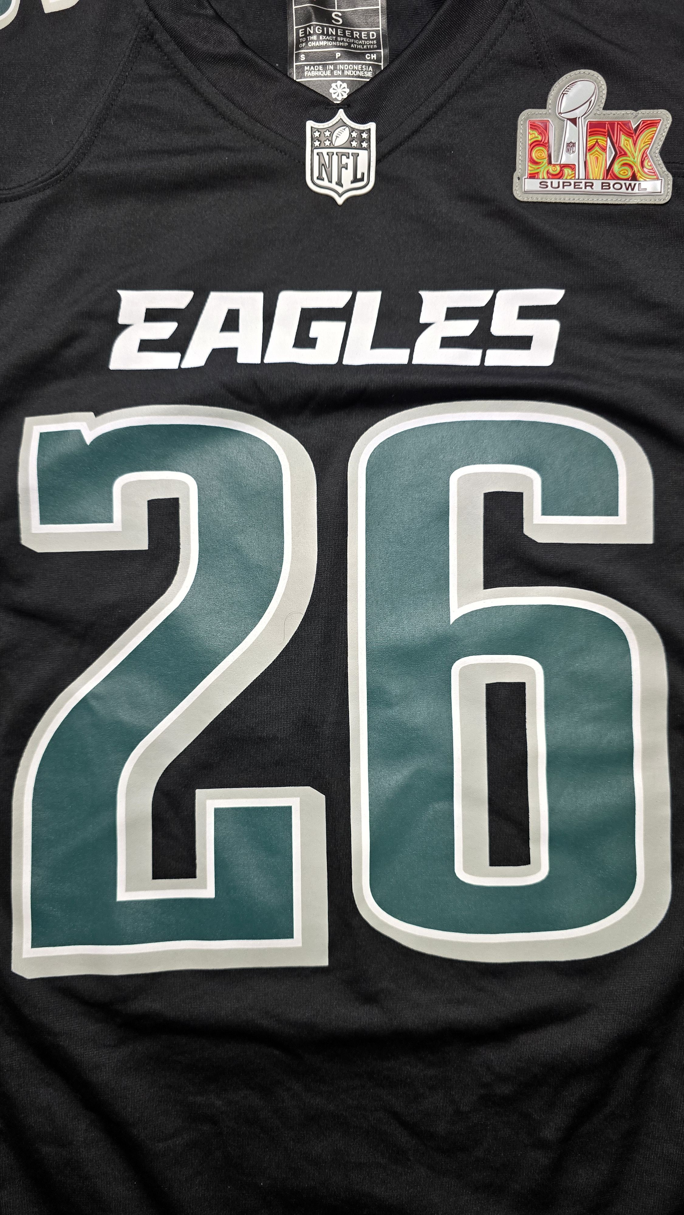 Nike Saquon Barkley Eagles Nike Super Bowl LIX Champions Jersey Size US S / EU 44-46 / 1 - 12 Thumbnail