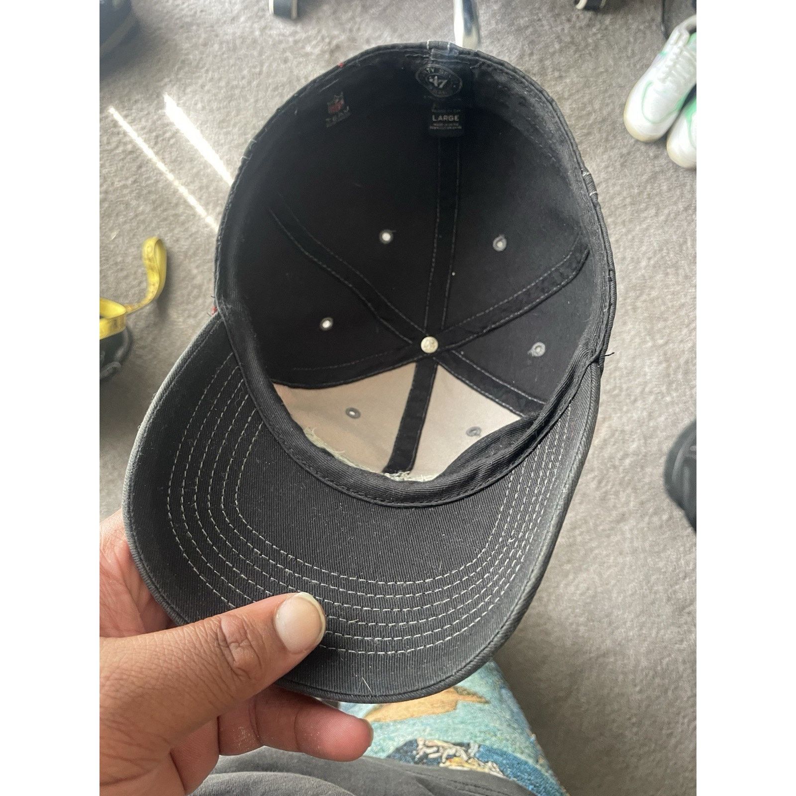 47 Brand Philadelphia Eagles 47 Brand Strapback Adjustable Hat Cap Size ONE SIZE - 3 Thumbnail