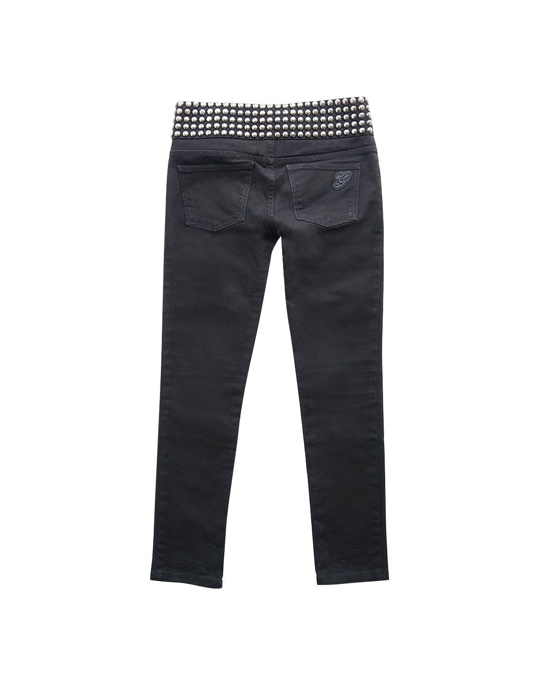 Gucci Gucci F/W2008 Silver Stud Slim Pants Size 26" / US 2 / IT 38 - 2 Thumbnail