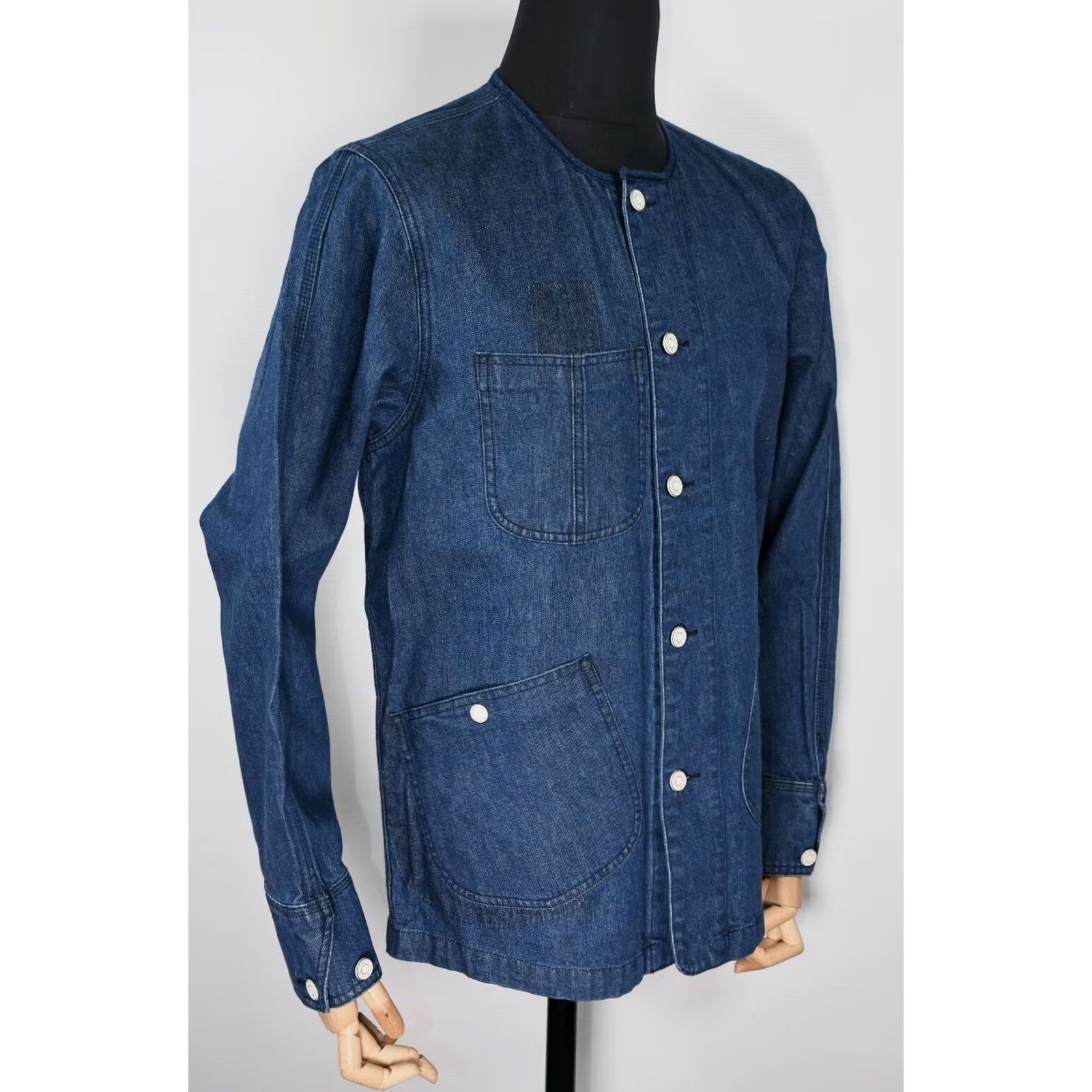 Scotch & Soda SCOTCH & SODA Denim Jacket Mens XL Workwear Blue 100% Cotton Button Vintage? No Matchy Matchy Tailored Size US XL / EU 56 / 4 - 4 Thumbnail