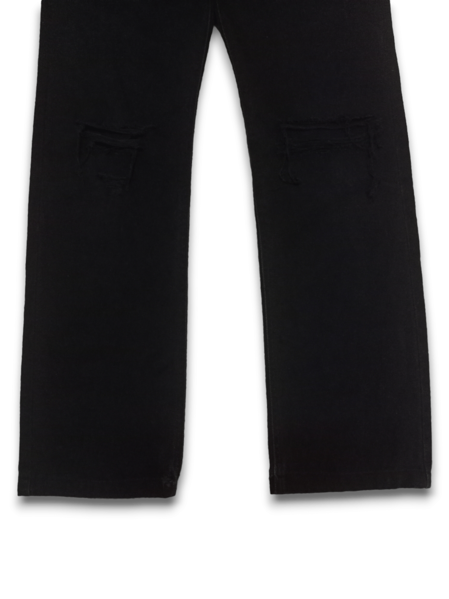 Japanese Brand Vintage Japanese Brand Studded Black Loose Jeans 28x29 Size US 28 / EU 44 - 7 Thumbnail