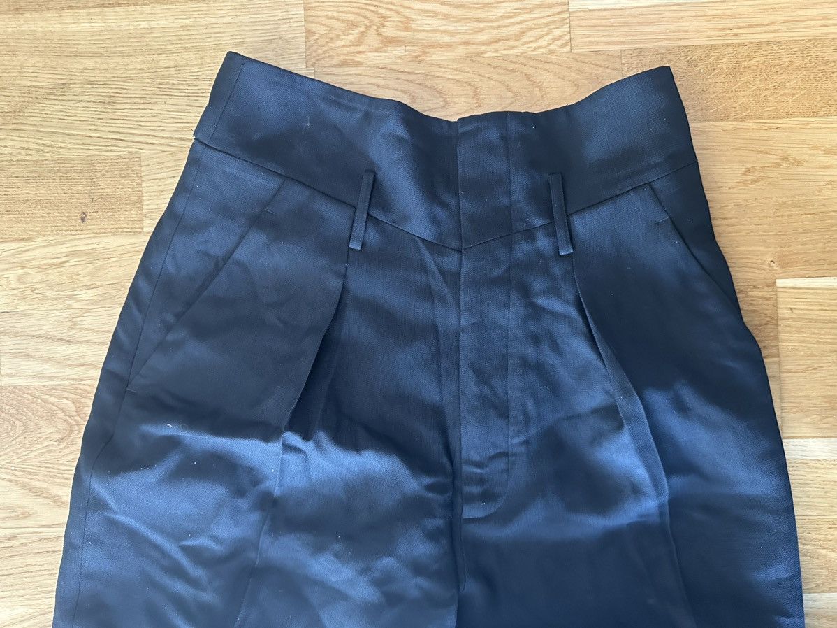 Haider Ackermann High Waist Pleated Black Pants Size US 30 / EU 46 - 6 Thumbnail