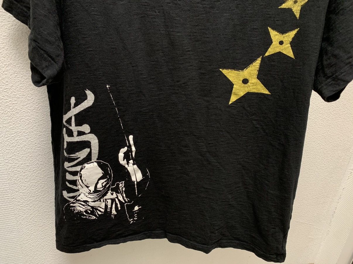 Band Tees Moshiro Japanese brand Japan ninja black t-shirt Xl do vinta Size US XL / EU 56 / 4 - 3 Thumbnail