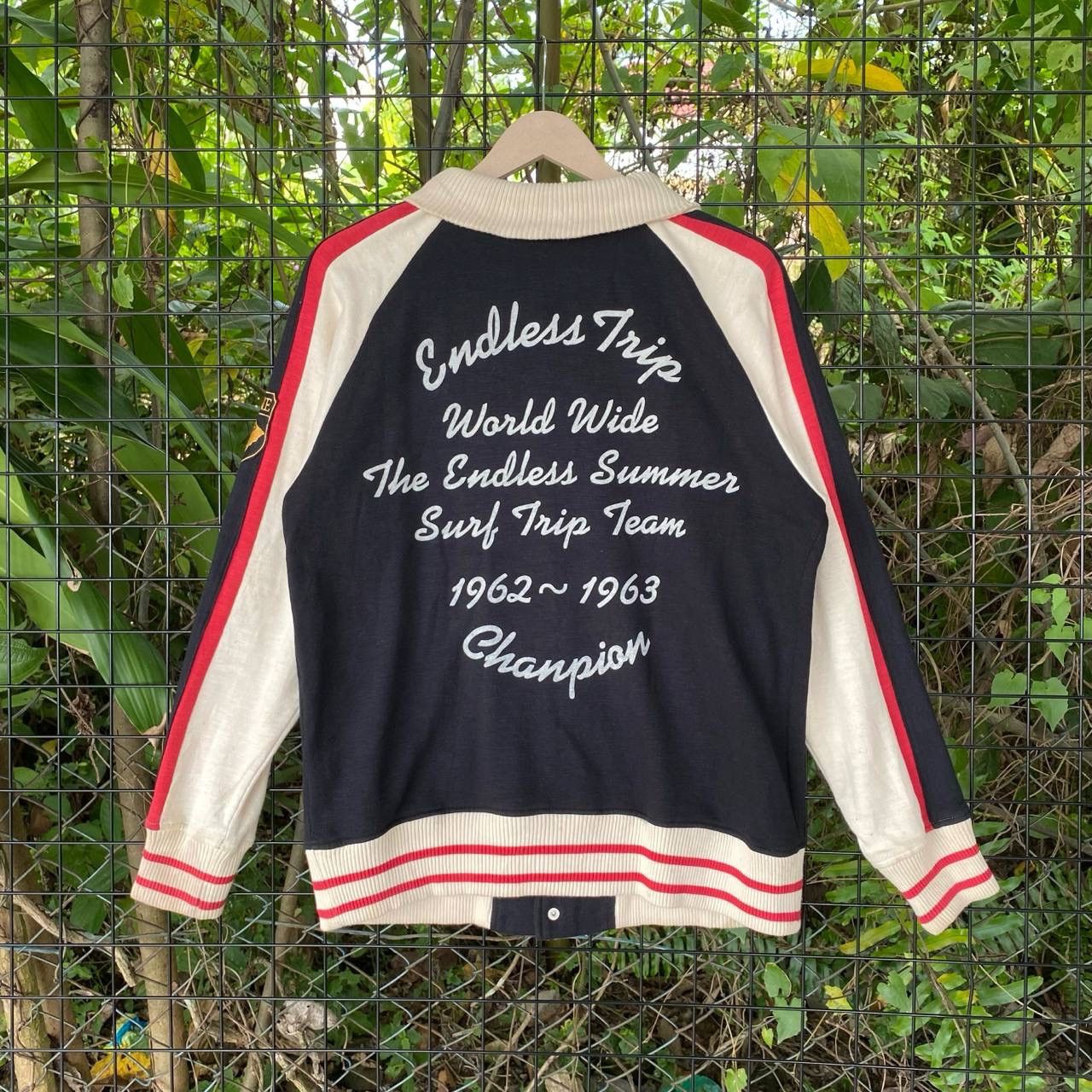 Other Vtg Endless Summer Multi Patchwork Varsity Size US S / EU 44-46 / 1 - 1 Thumbnail