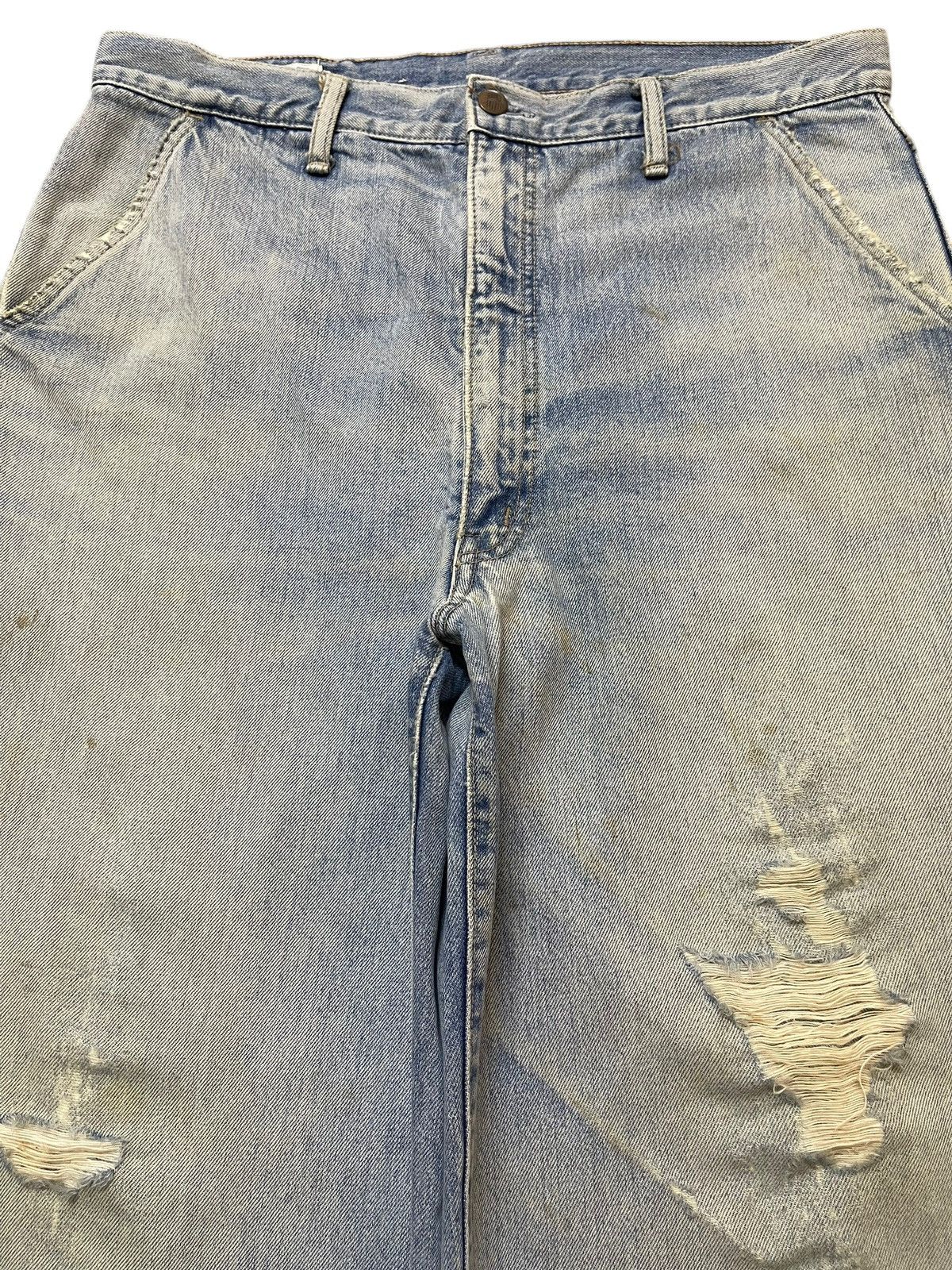 Big John Vintage Big John Faded Wash Distressed Style Baggy Jeans Size US 34 / EU 50 - 3 Thumbnail