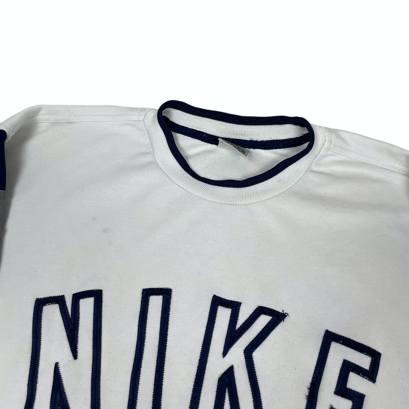 Nike Nike Men's Spell Out Long Sleeve Pullover Sweatshirt Small Size US S / EU 44-46 / 1 - 2 Thumbnail