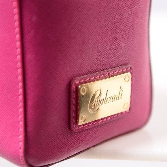 Cavalcanti Italian Satchel Hot Pink
