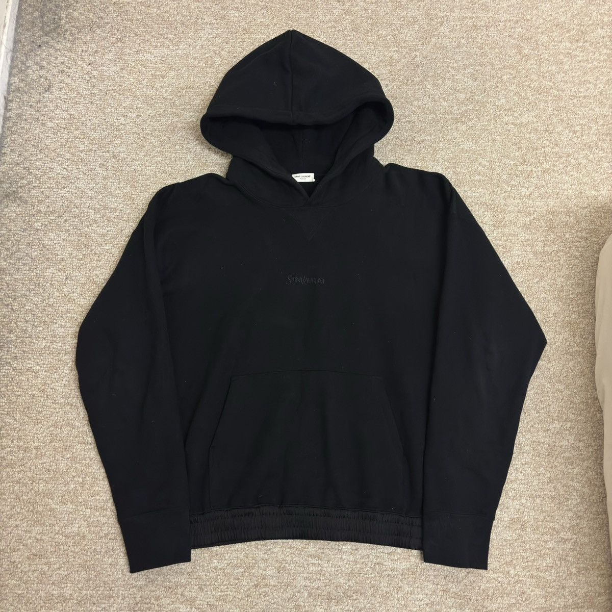 Yves Saint Laurent Yves Saint Laurent Black Hoodie Size US XL / EU 56 / 4 - 1 Thumbnail