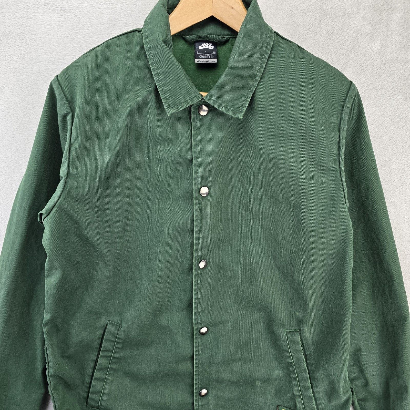 Nike SB Vintage Nike SB Paul Rodriguez Jacket Small Green Twill Y2K Size US S / EU 44-46 / 1 - 4 Thumbnail
