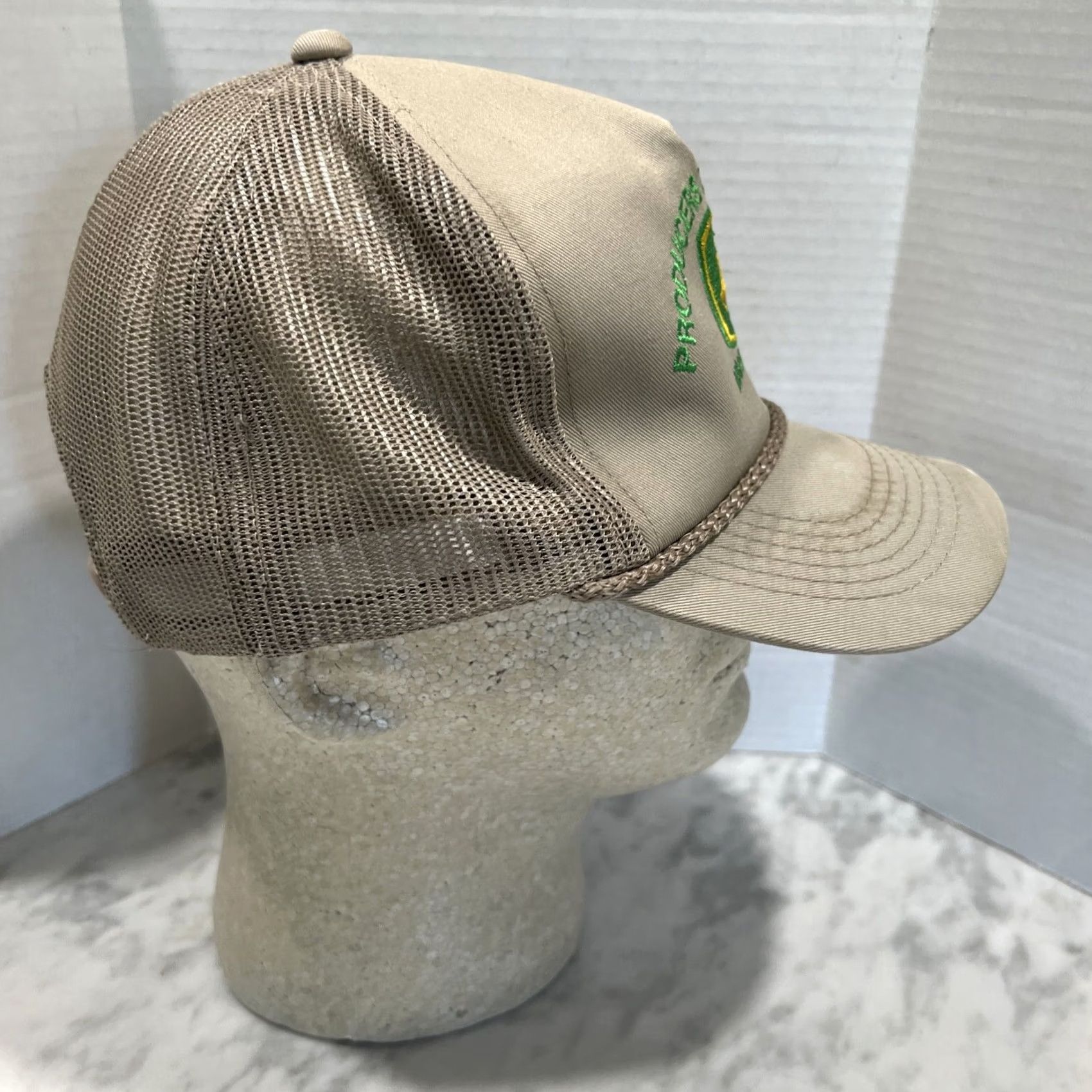 John Deere VINTAGE John Deere Hat Snapback Producers Tractor Co. Marvell Arkansas Rope Gray Farmers Workwear Mens Size ONE SIZE - 5 Thumbnail
