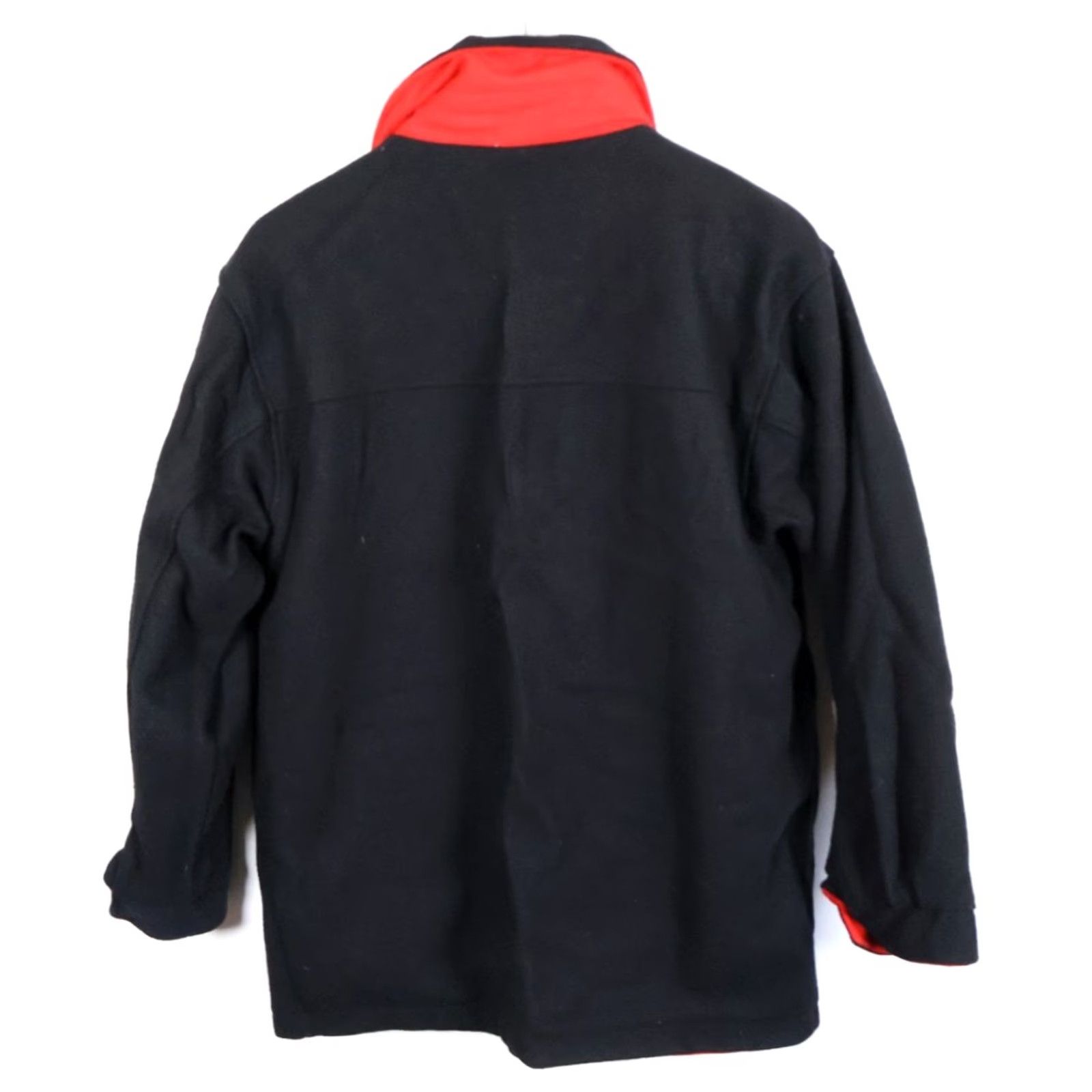 Marlboro Marlboro Reversible Wool Jacket Mens Large Velvet Black Red Oversized VTG Bomber 90s Hipster Retro Full Zip Pockets Size US L / EU 52-54 / 3 - 4 Thumbnail