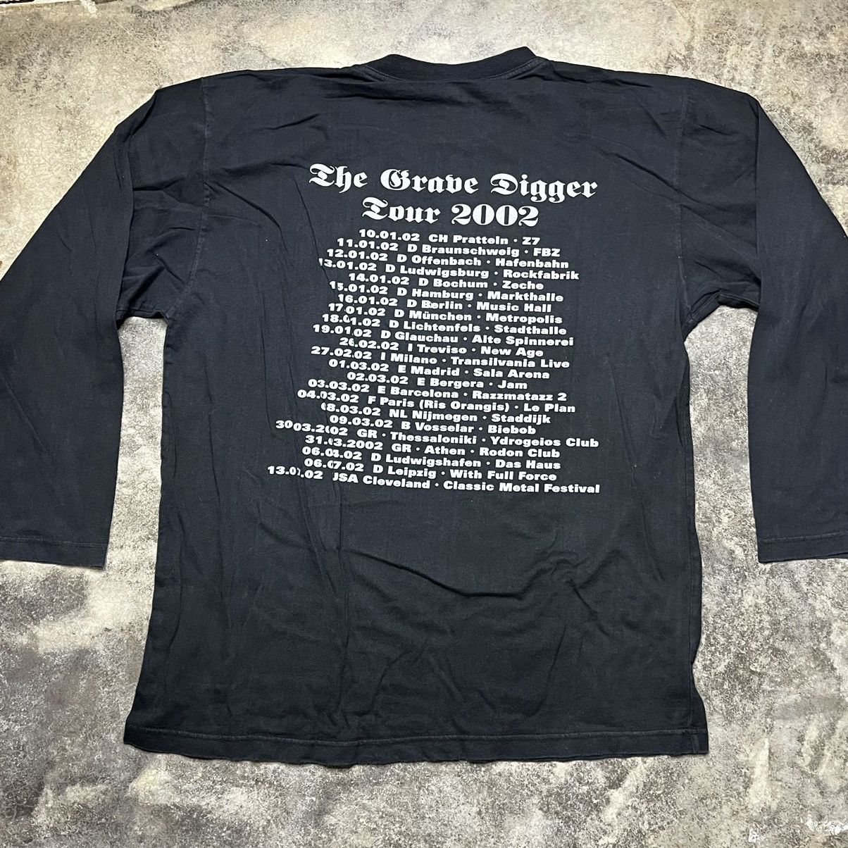 Vintage vintage grave digger longsleeve band tshirt Size US XL / EU 56 / 4 - 5 Thumbnail