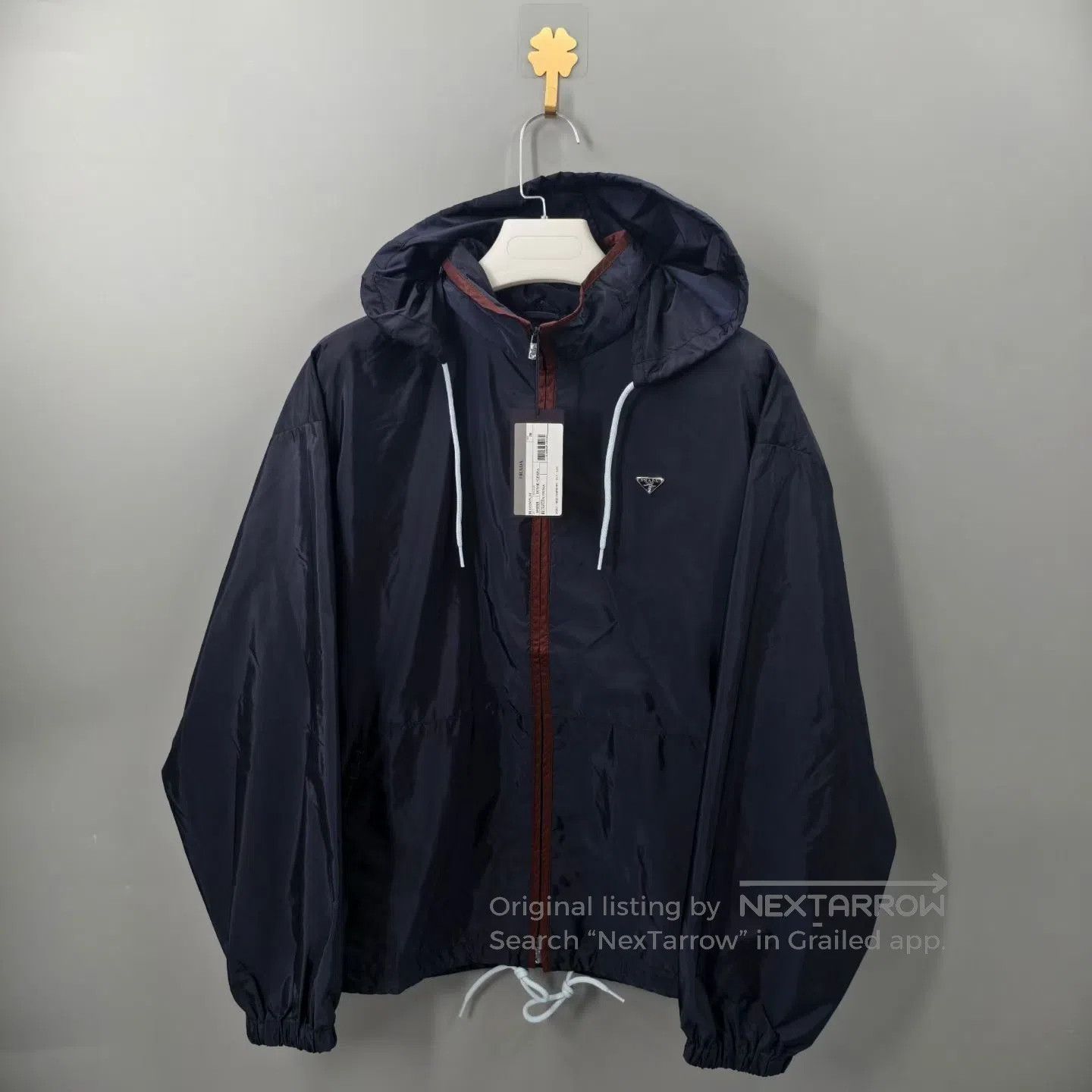 Prada Prada Holiday Collection Blue and White Color-Block Triang Size XS / US 0-2 / IT 36-38 - 1 Thumbnail