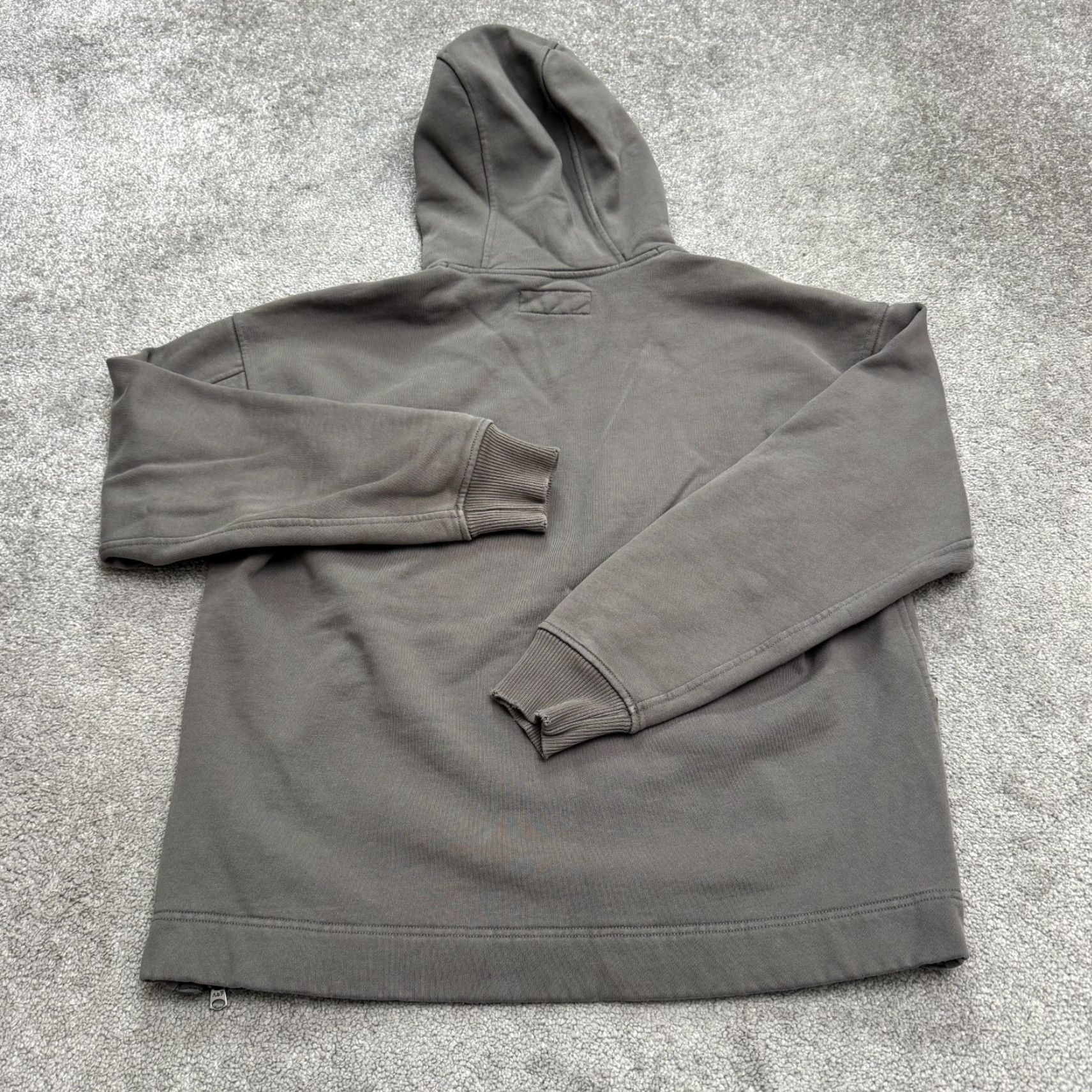 Abercrombie & Fitch Abercrombie & Fitch Hoodie Mens Small Gray Boxy Sweatshirt Knit Pullover Logo Hooded Size US S / EU 44-46 / 1 - 2 Thumbnail