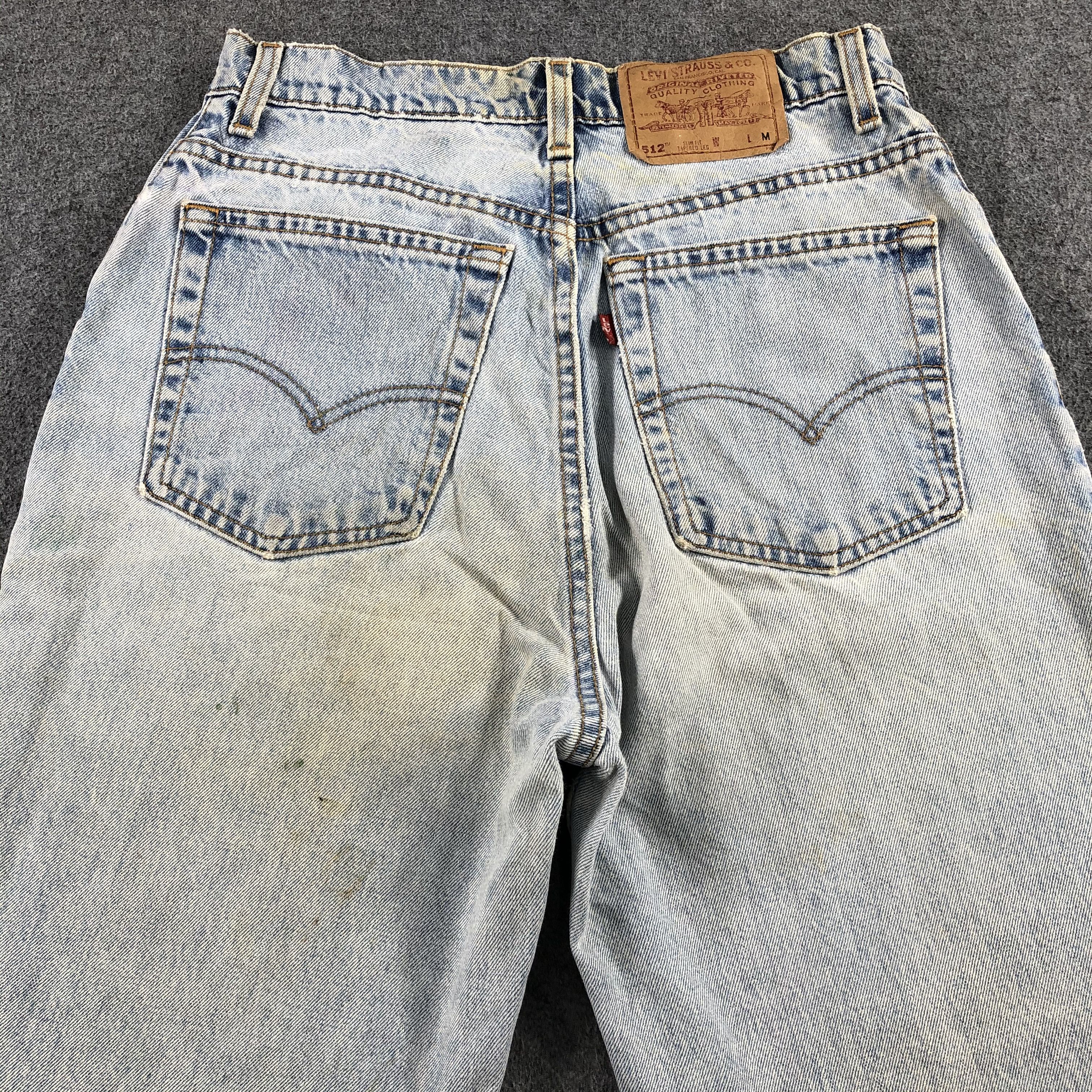 Levi's Vintage 90s Light Wash Levis 512 Jeans-J2249 Size US 29 - 4 Thumbnail