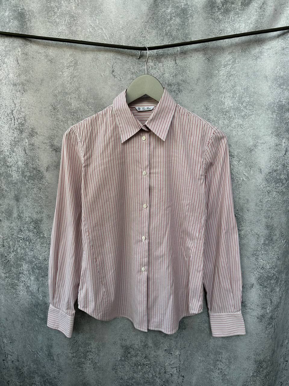Loro Piana Loro Piana Button Up Shirt Striped Oxford Long Sleeve Size M / US 6-8 / IT 42-44 - 2 Thumbnail