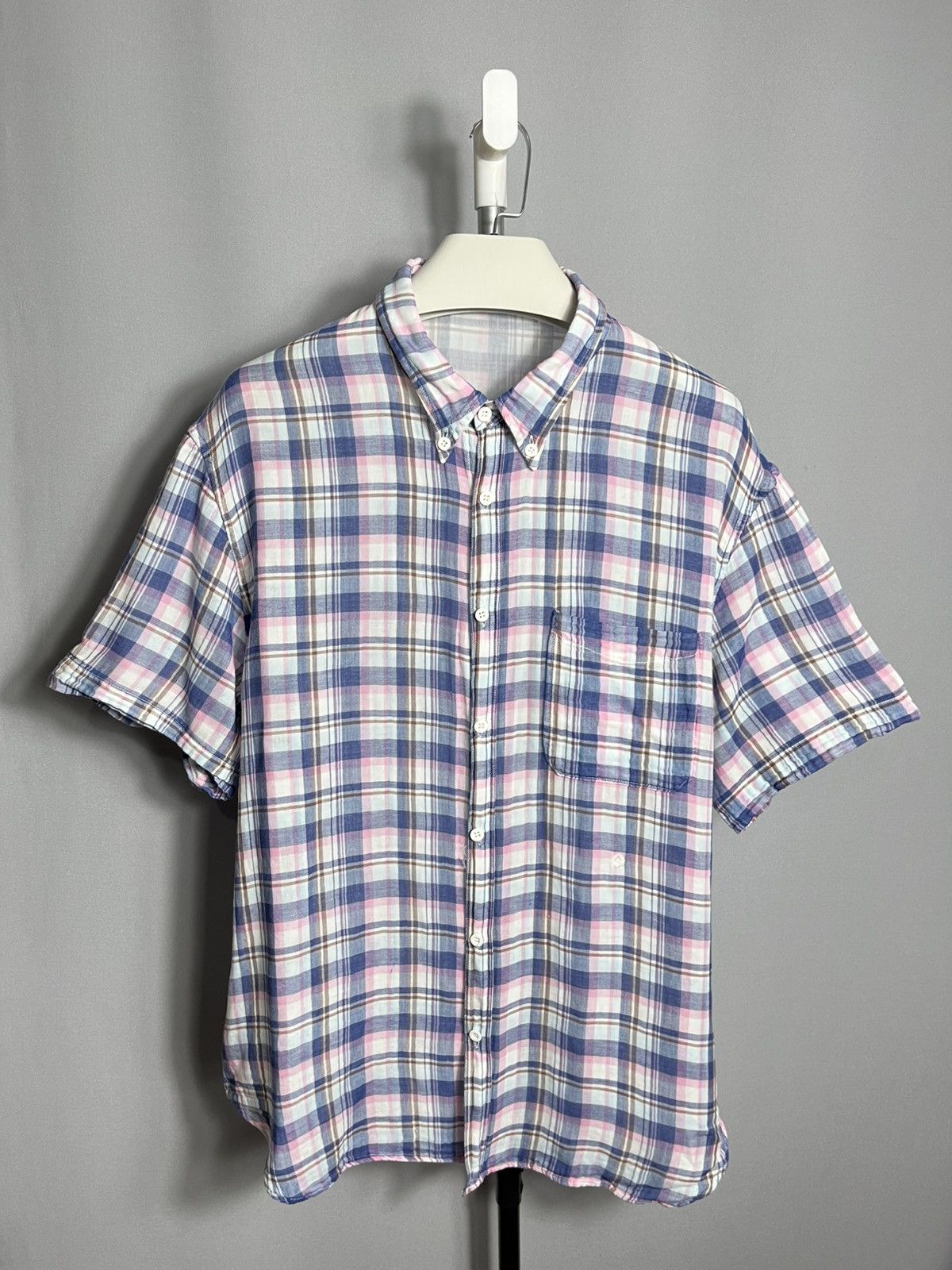 Stone Island Stone Island Denim shirt button down mens check plaid XXXL Size US XXL / EU 58 / 5 - 1 Thumbnail