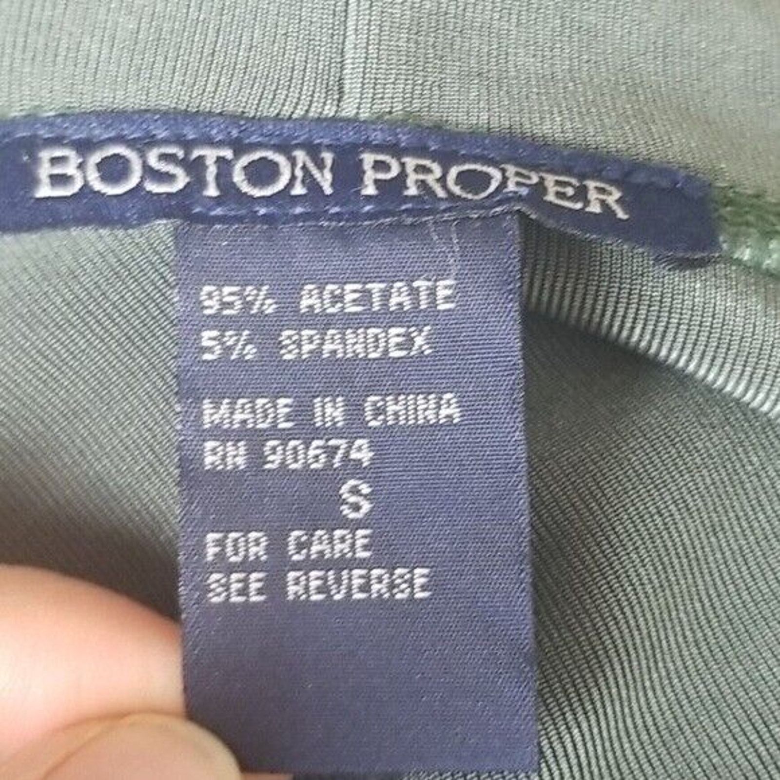 Boston Proper Boston Proper Womens Cardigan Ruffle Open Earthy Forest S Size S / US 4 / IT 40 - 7 Thumbnail