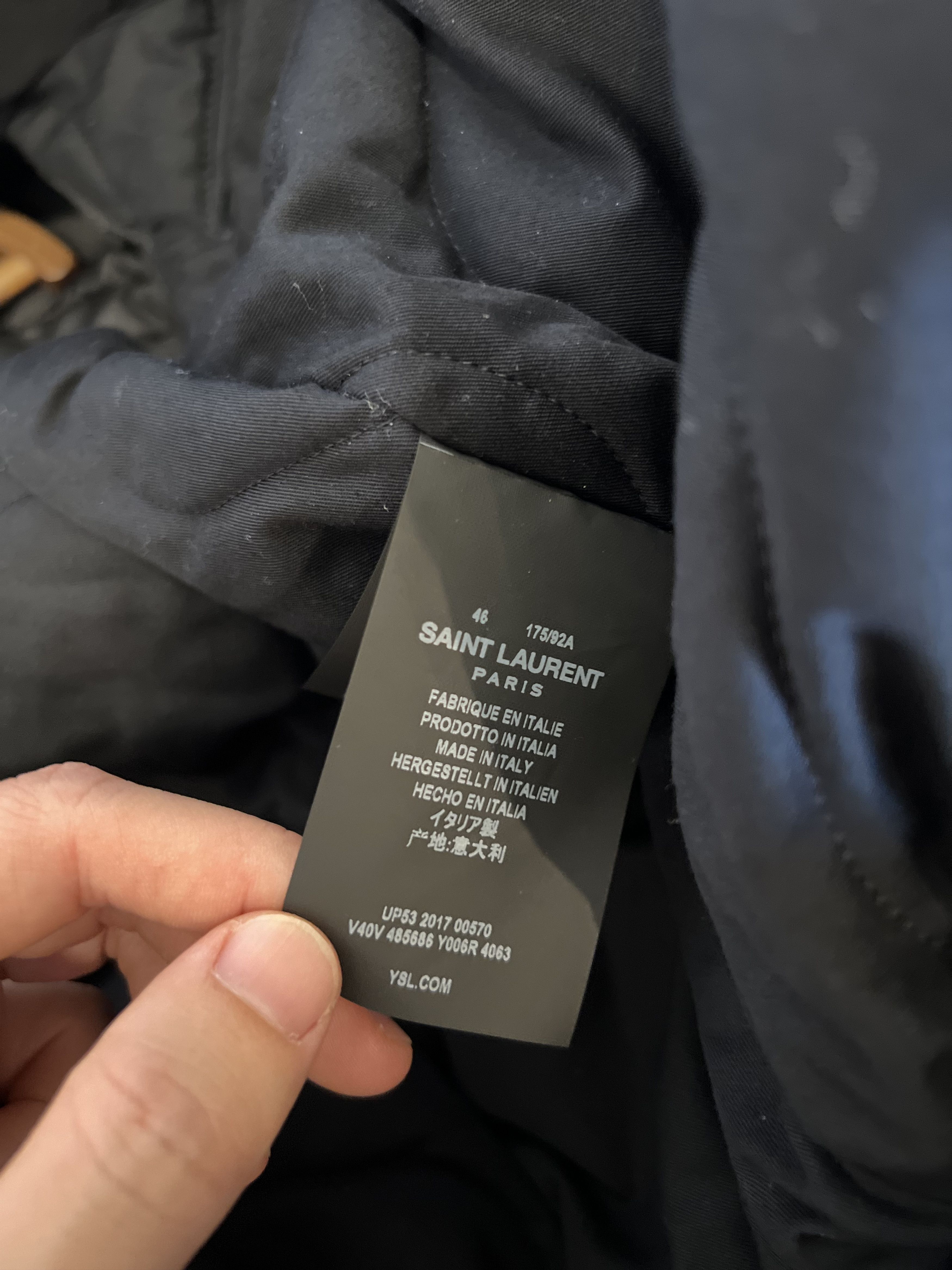 Saint Laurent Paris Corduroy Bomber Jacket Size US S / EU 44-46 / 1 - 3 Thumbnail