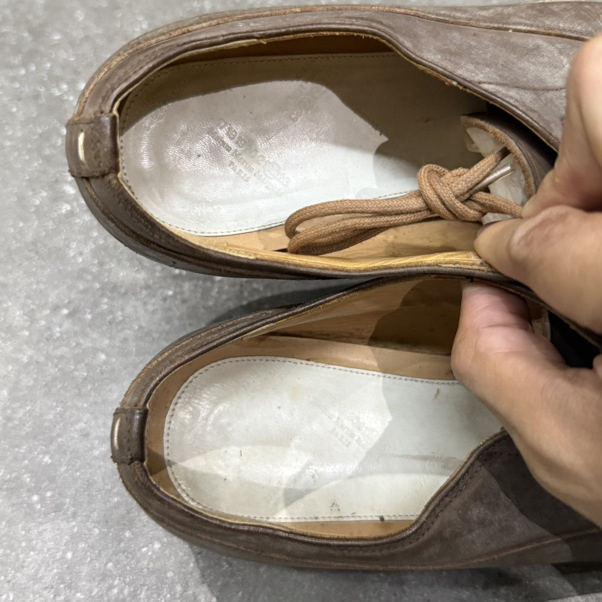 Leather × Maison Margiela maison margiela mold effect leather oxford Size US 8.5 / EU 41-42 - 3 Thumbnail