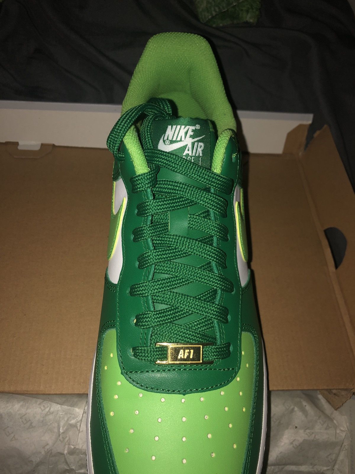 Nike Nike af1 low shamrock st patricks day Size US 11 / EU 44 - 8 Thumbnail