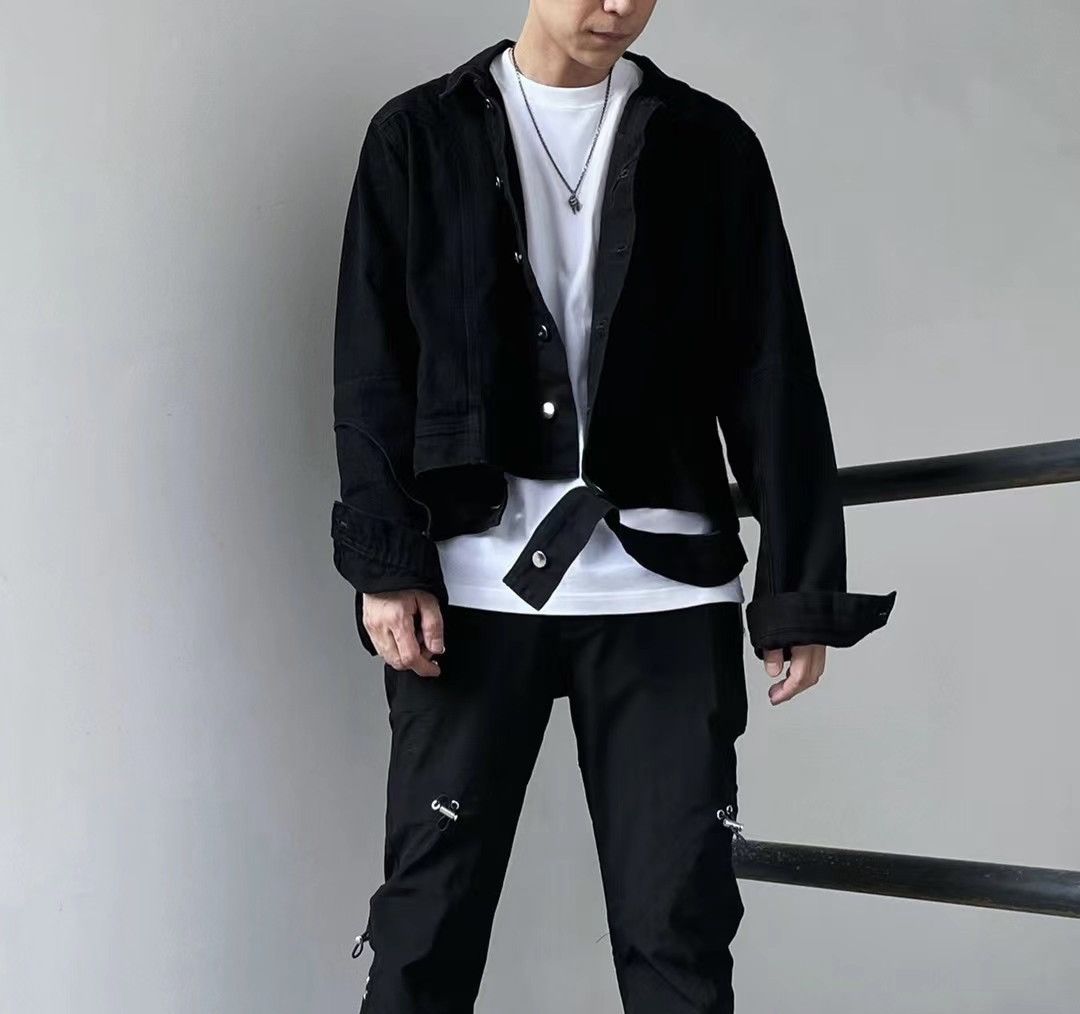 Heliot Emil Heliot Emil black denim jacket Size US S / EU 44-46 / 1 - 4 Thumbnail