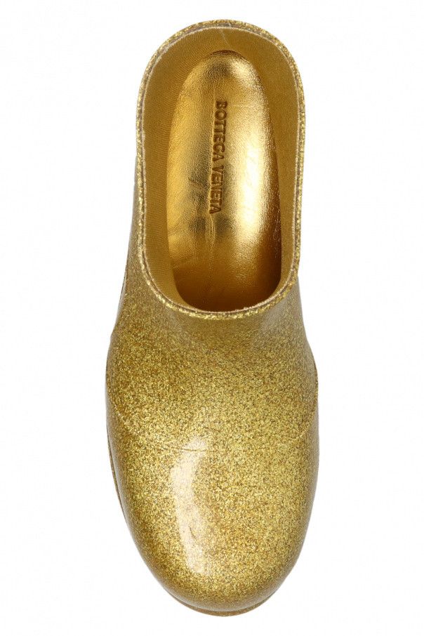 Bottega Veneta o1n1vont1224 Puddle Ankle Boots in Gold Size US 4 / IT 34 - 6 Thumbnail