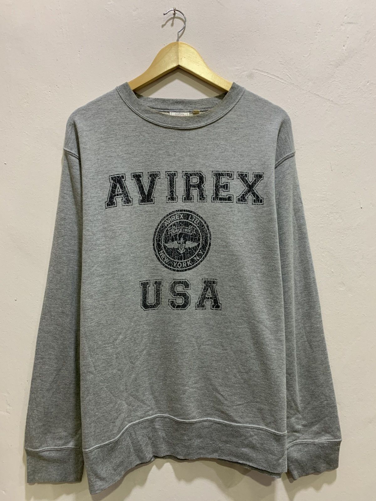 Avirex Vintage Avirex Usa Logo Sweatshirt Army military Y2K Size US XL / EU 56 / 4 - 1 Thumbnail