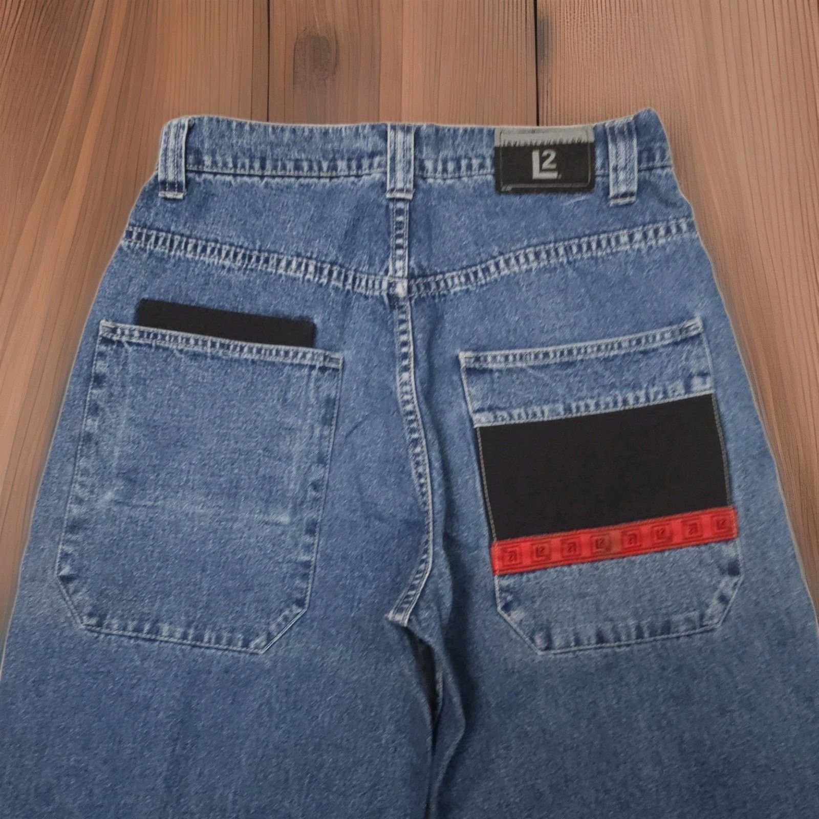 Levi's VTG LEVIS L2 BAGGY STRAIGHT CARPENTER SKATER Hong Kong Y2K Size US 29 - 6 Thumbnail