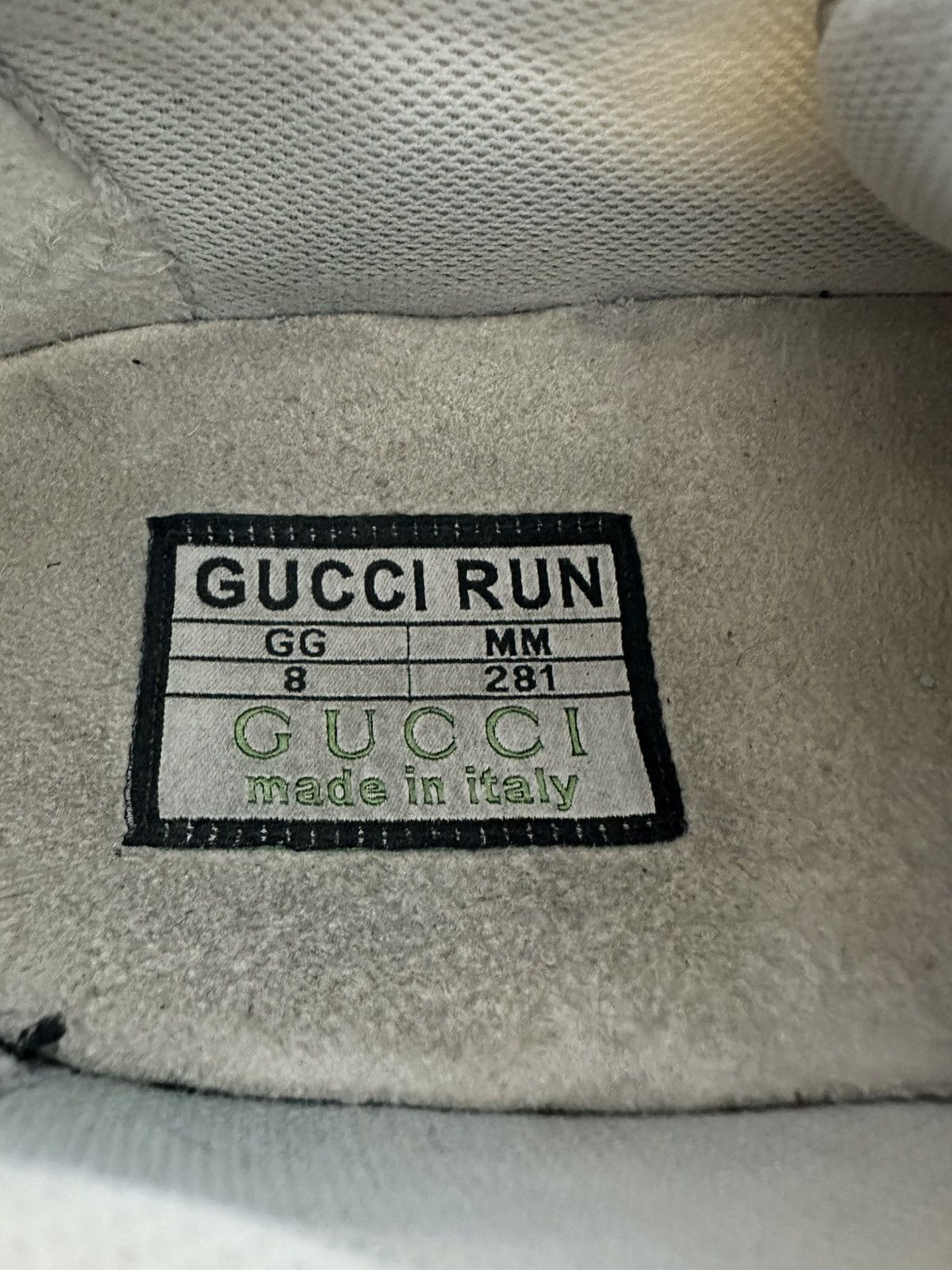 Gucci Gucci “Gucci Run” Sneakers – Beige / Off-White Size US 9 / EU 42 - 7 Thumbnail