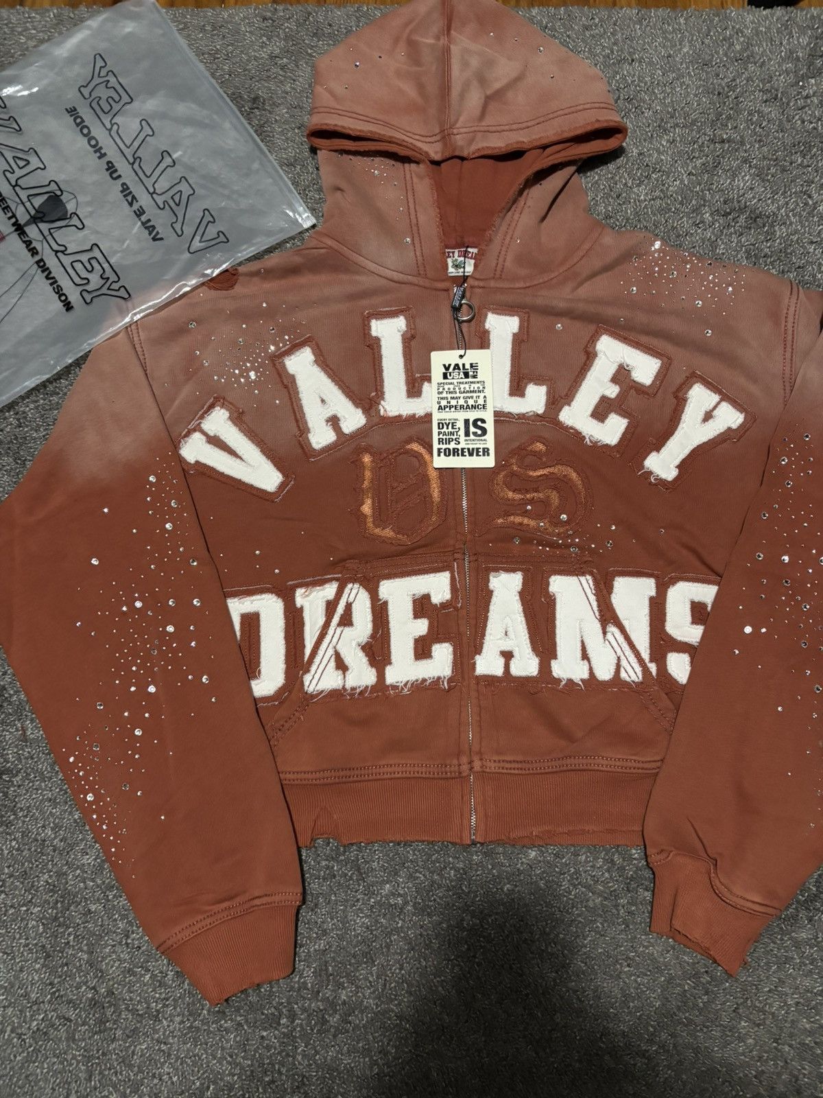 Vale Classico zip up hoodie ORANGE large Size US L / EU 52-54 / 3 - 1 Thumbnail