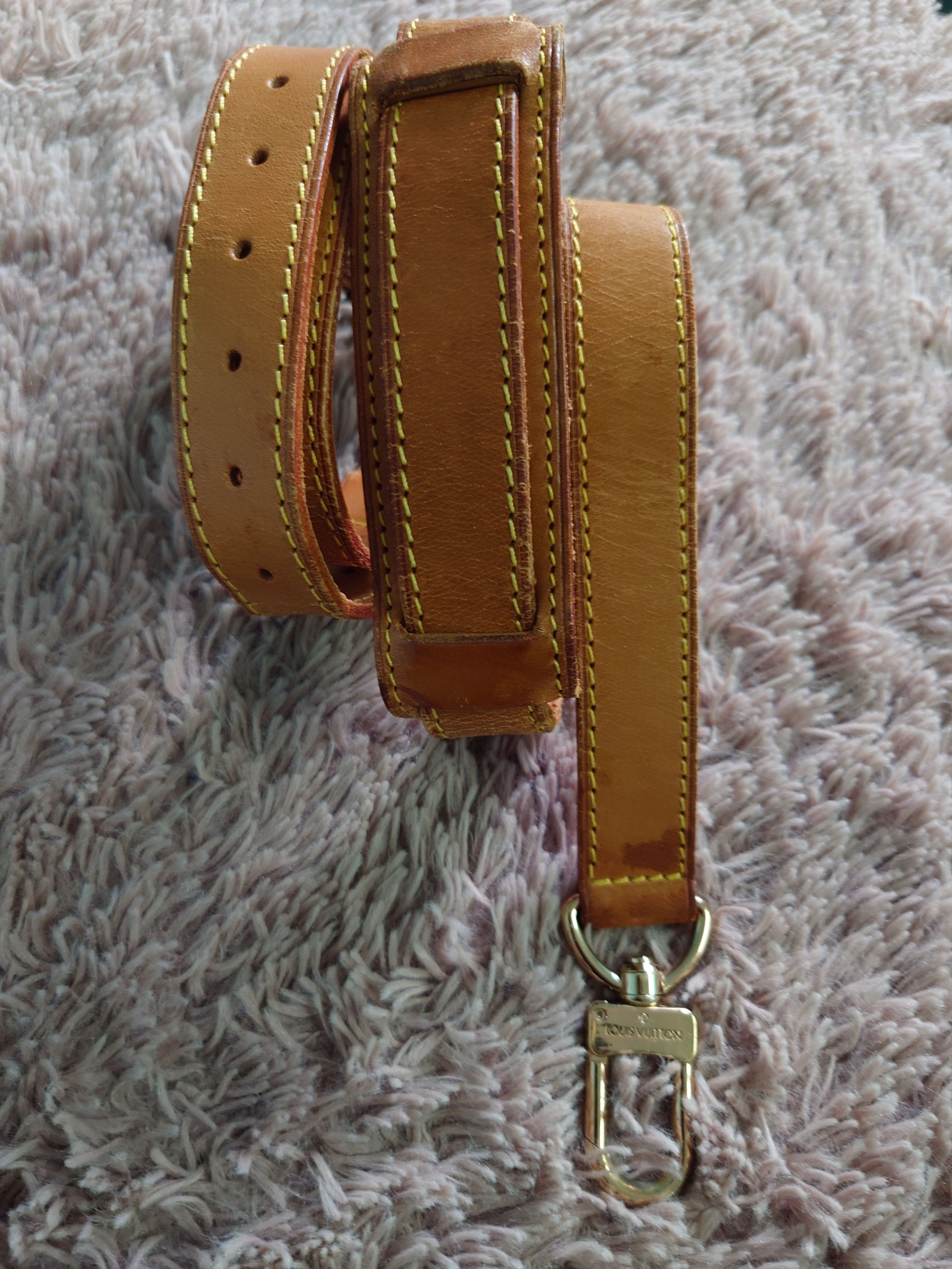 Louis Vuitton Louis Vuitton Vachetta Adjustable Strap Honey Patina Size ONE SIZE - 1 Thumbnail