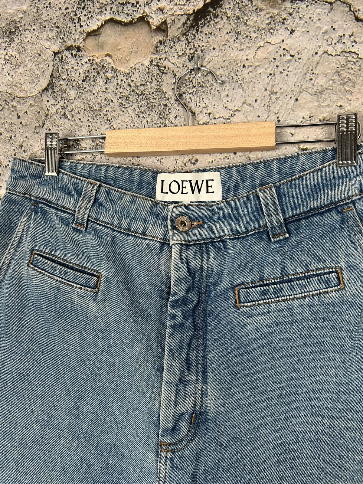 Loewe Loewe Jeans Denim Pants Designer Rare Luxury Made in Italy Size 28" / US 6 / IT 42 - 3 Thumbnail