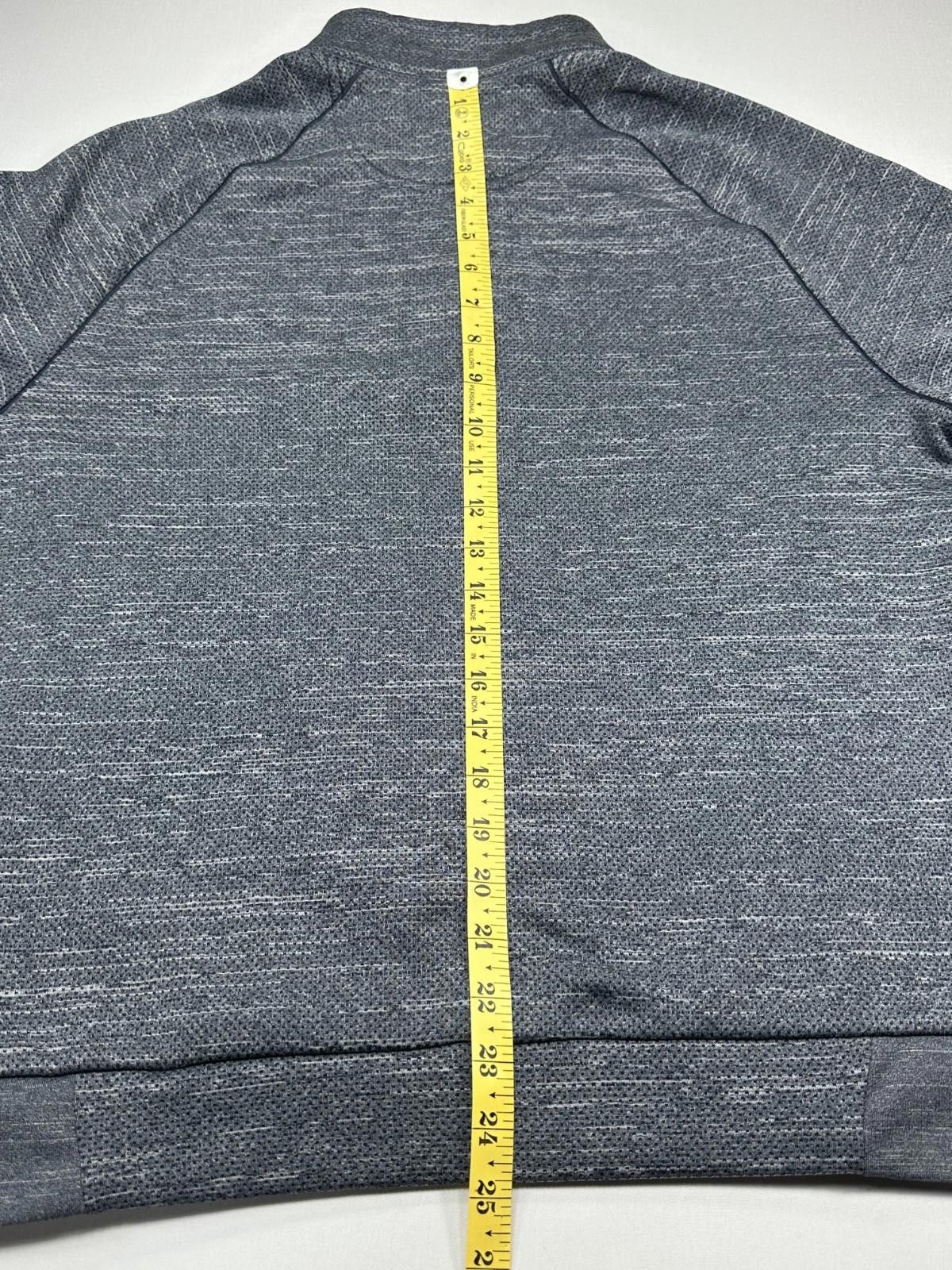Greg Norman Greg Norman Embroidered Logo 1/4 Zip Pullover Gray Men's M Size ONE SIZE - 5 Thumbnail