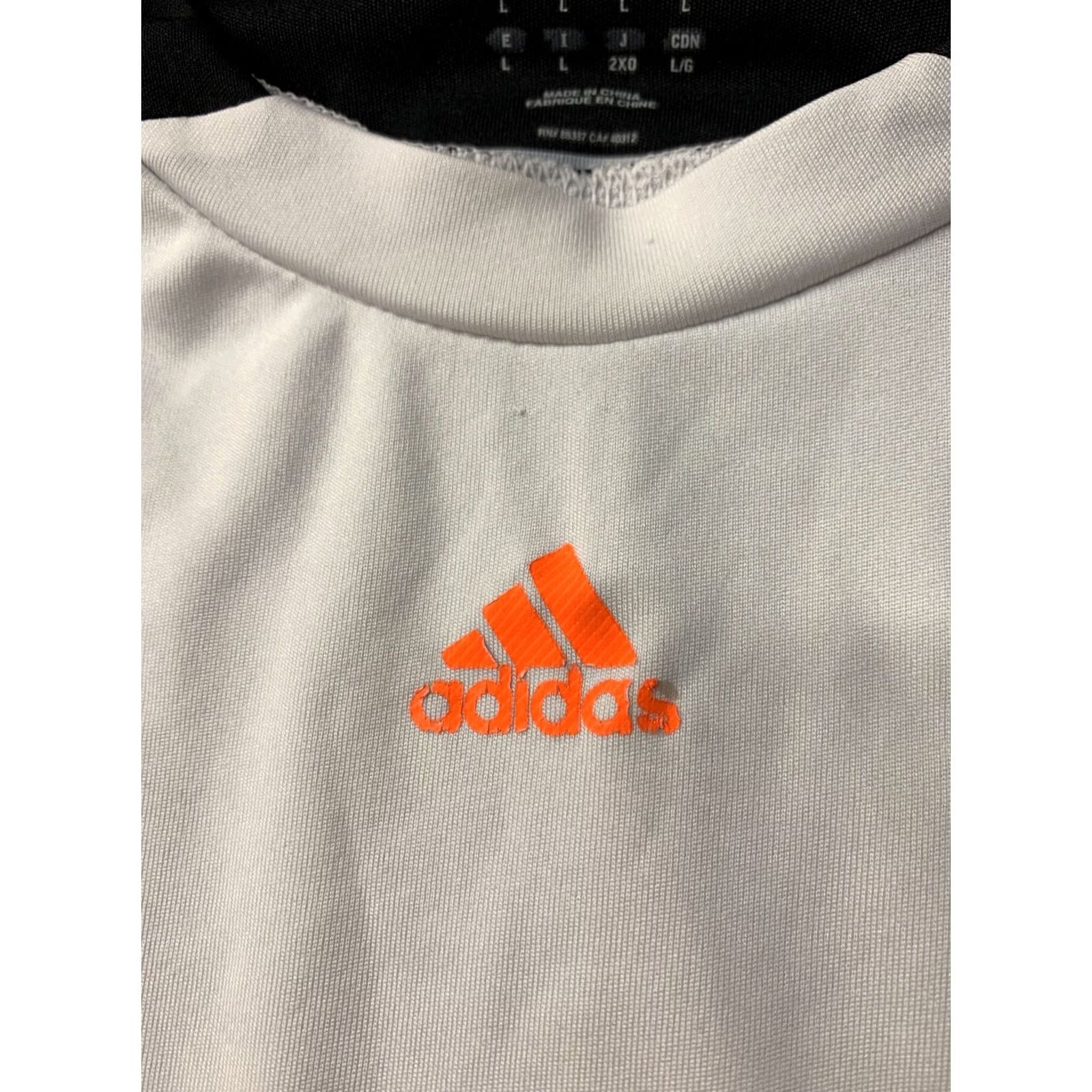 Adidas ADIDAS 365 PERFORMANCE CLIMACOOL ORIGINAL FOOTBALL SHIRT JERSEY XL Adult White and Black Football Mens Shirt Size US XL / EU 56 / 4 - 3 Thumbnail