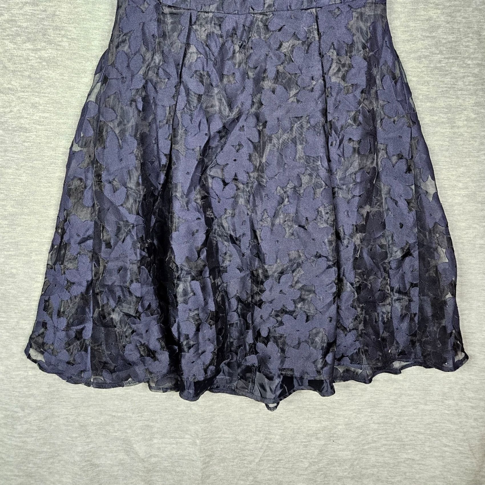 Vintage London Times Women's Lace Navy Sheath Dress Size 10 New Size L / US 10 / IT 46 - 5 Thumbnail