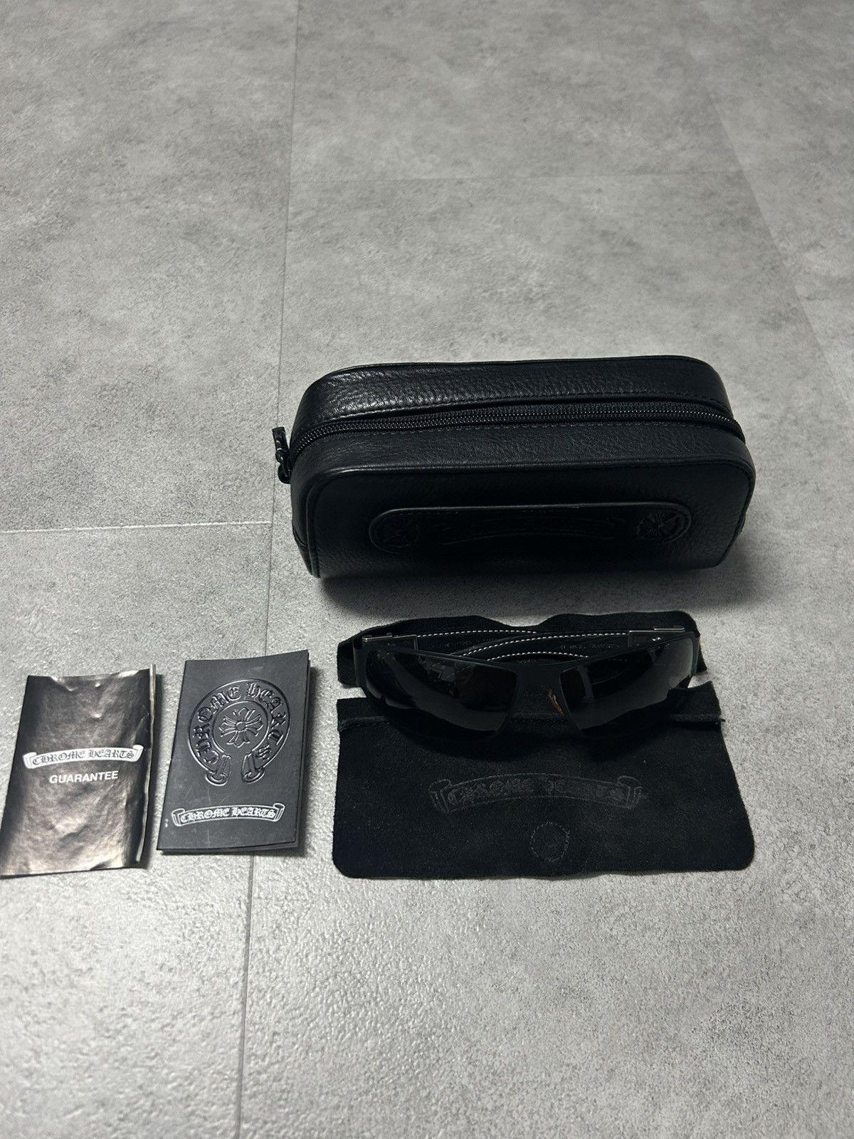 Chrome Hearts Chrome Hearts Vintage Deviant 2 Shades Black Silver Size ONE SIZE - 7 Thumbnail