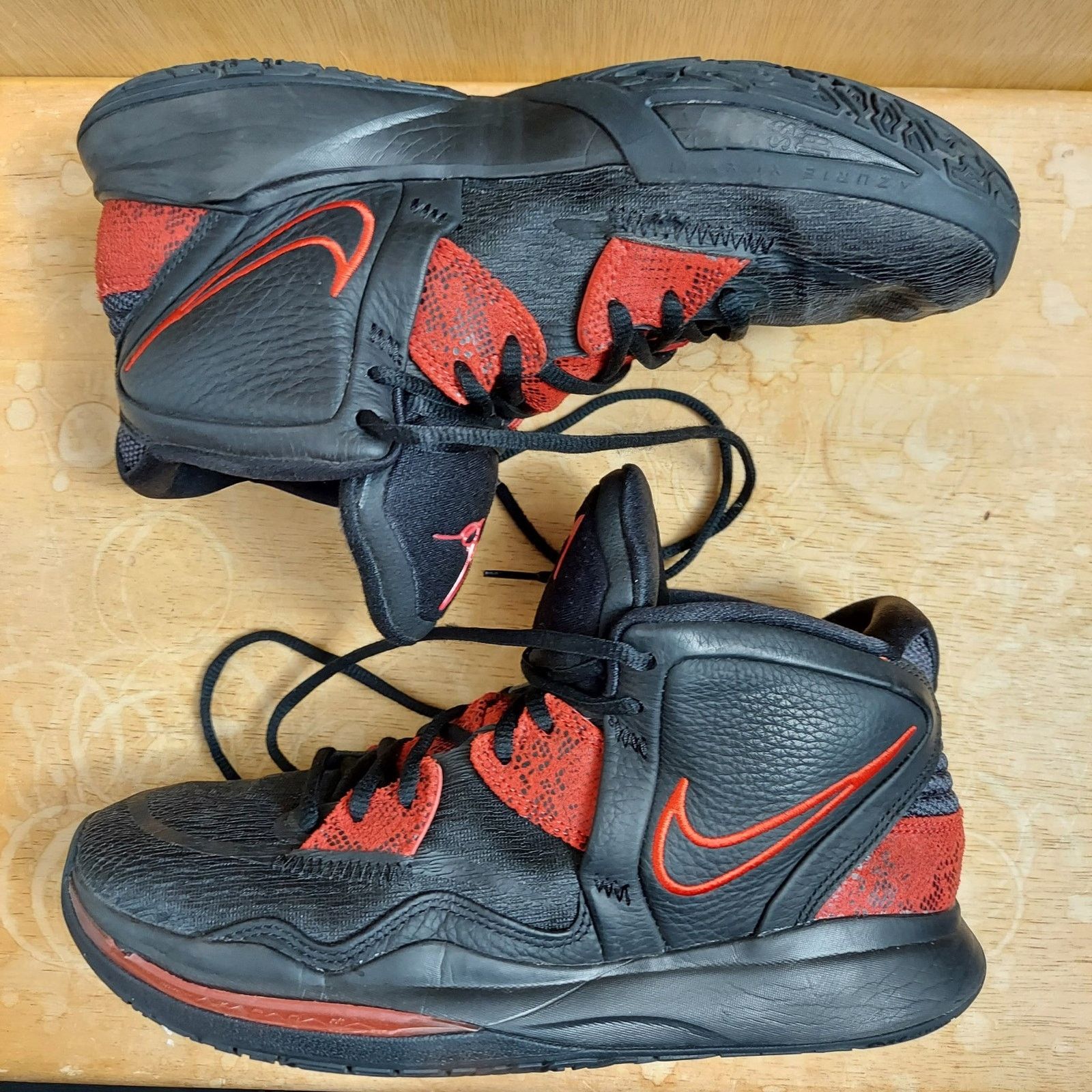 Nike Nike Kyrie 8 Infinity Bred Men's 9.5 Black Red Sneakers EUC Size US 9.5 / EU 42-43 - 5 Thumbnail