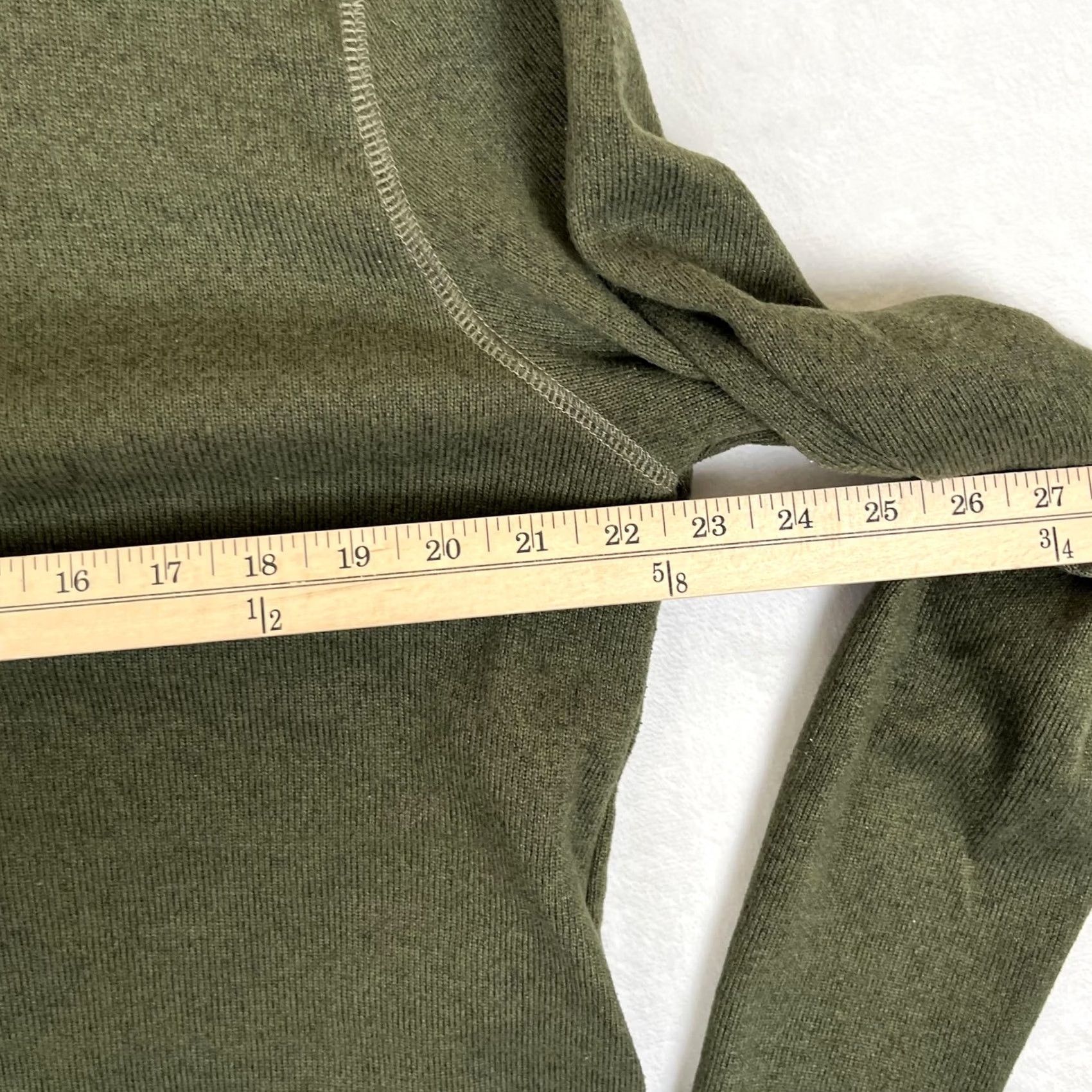 Vintage G.H. Bass & Co Sweater Mens XL Green 1/4 Zip Mock Neck Fleece Lined Pullover Size US XL / EU 56 / 4 - 6 Thumbnail