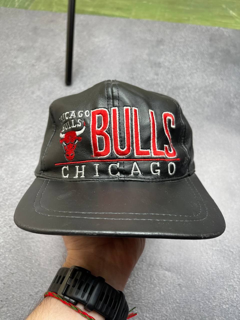NBA Chicago Bulls leather vintage cap Size ONE SIZE - 1 Thumbnail