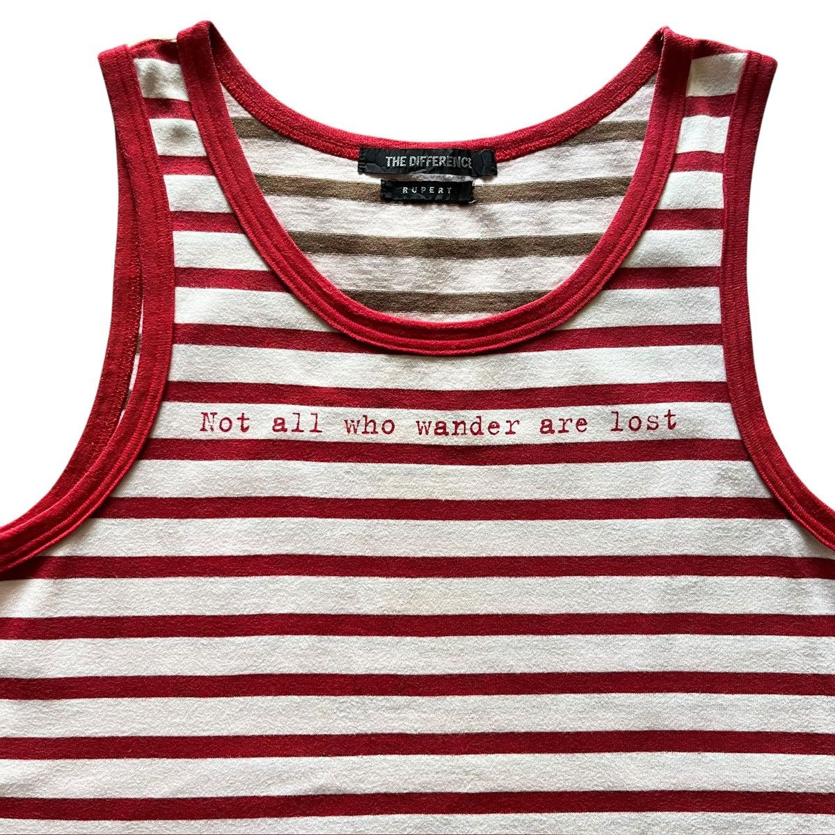 Beauty Beast × Japanese Brand 📢SENDOFFER📢 Japanese Poem Grunge Tank Top Size US M / EU 48-50 / 2 - 2 Thumbnail