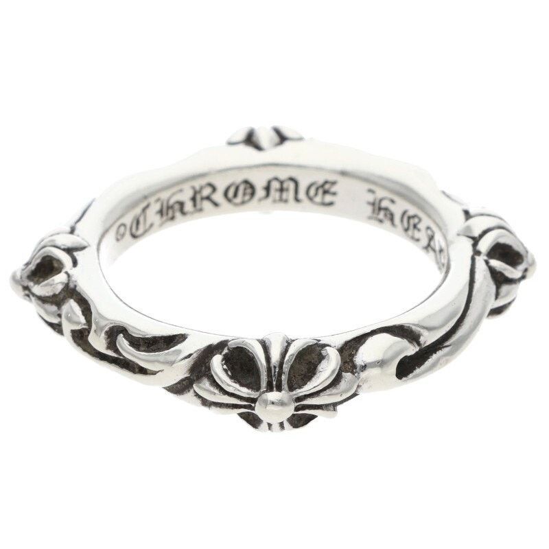 Chrome Hearts Chrome Hearts SBT Band Silver Ring Size ONE SIZE - 1 Thumbnail