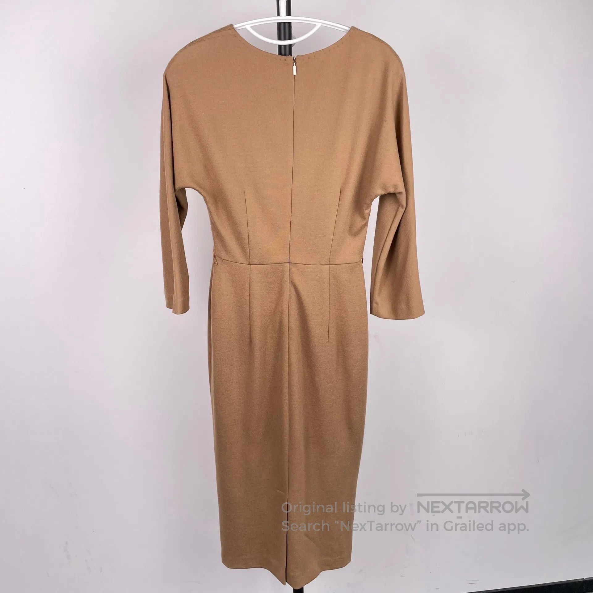 Max Mara Max Mara Brown Wool Dress Size 34| Size XXS / US 00 / IT 34 - 2 Thumbnail