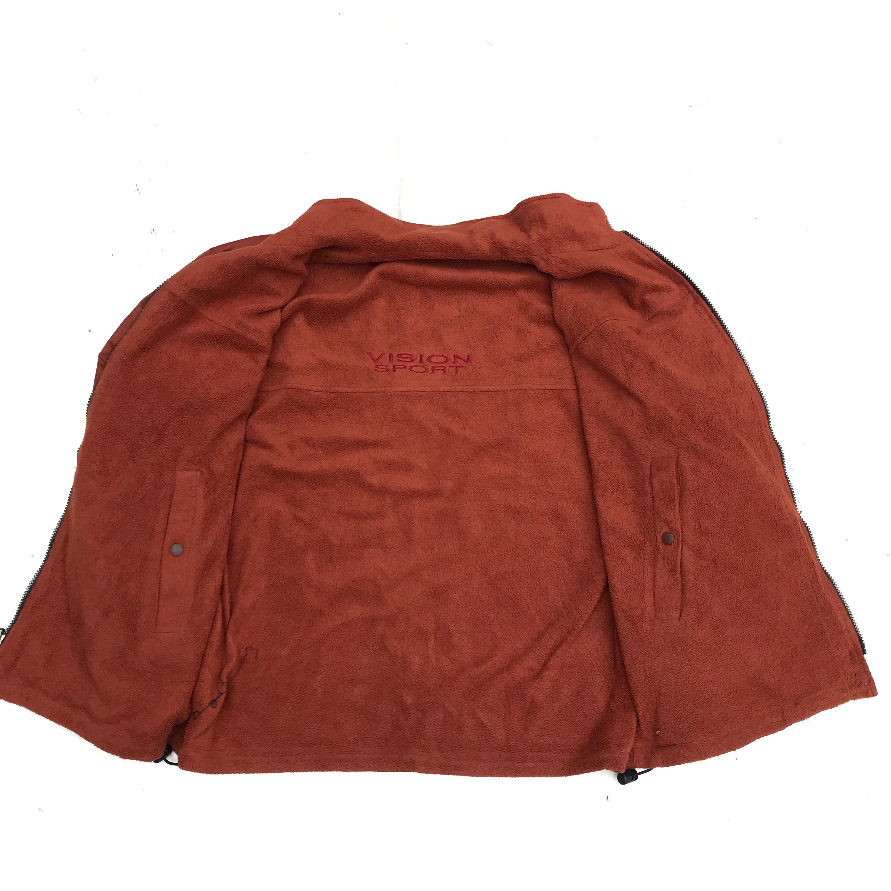 Vision Streetwear Vintage Vision Streetwear Orange Reversible Jacket Size US M / EU 48-50 / 2 - 6 Thumbnail