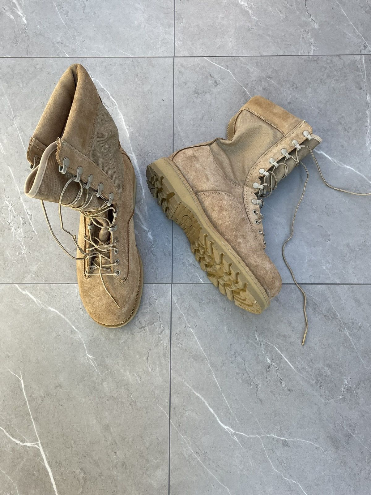 Vintage Vintage Military Tan Desert Combat Boots Size US 12 / EU 45 - 5 Thumbnail